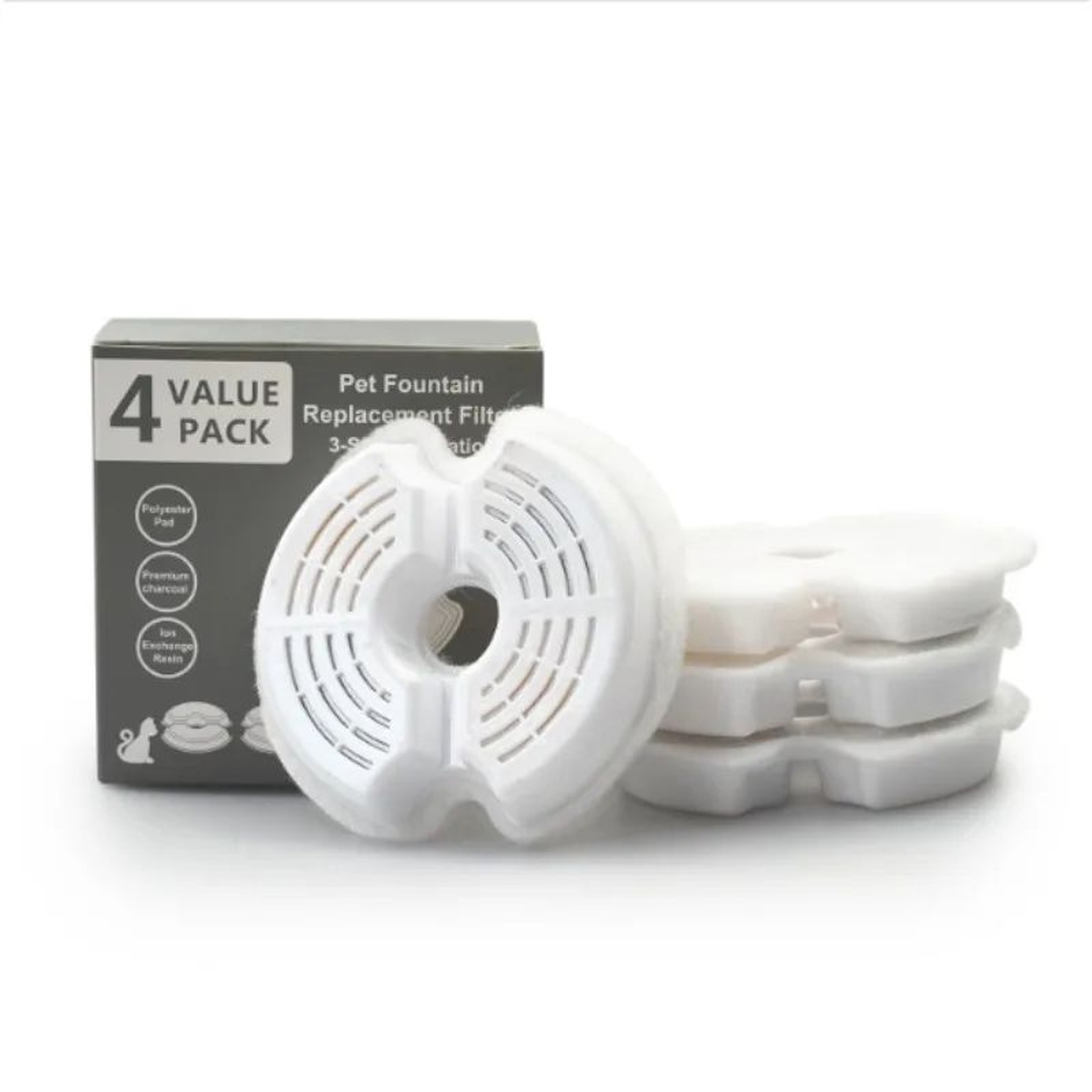 8 Pack Cat Fountain Filters For Fresher Pet Water 6