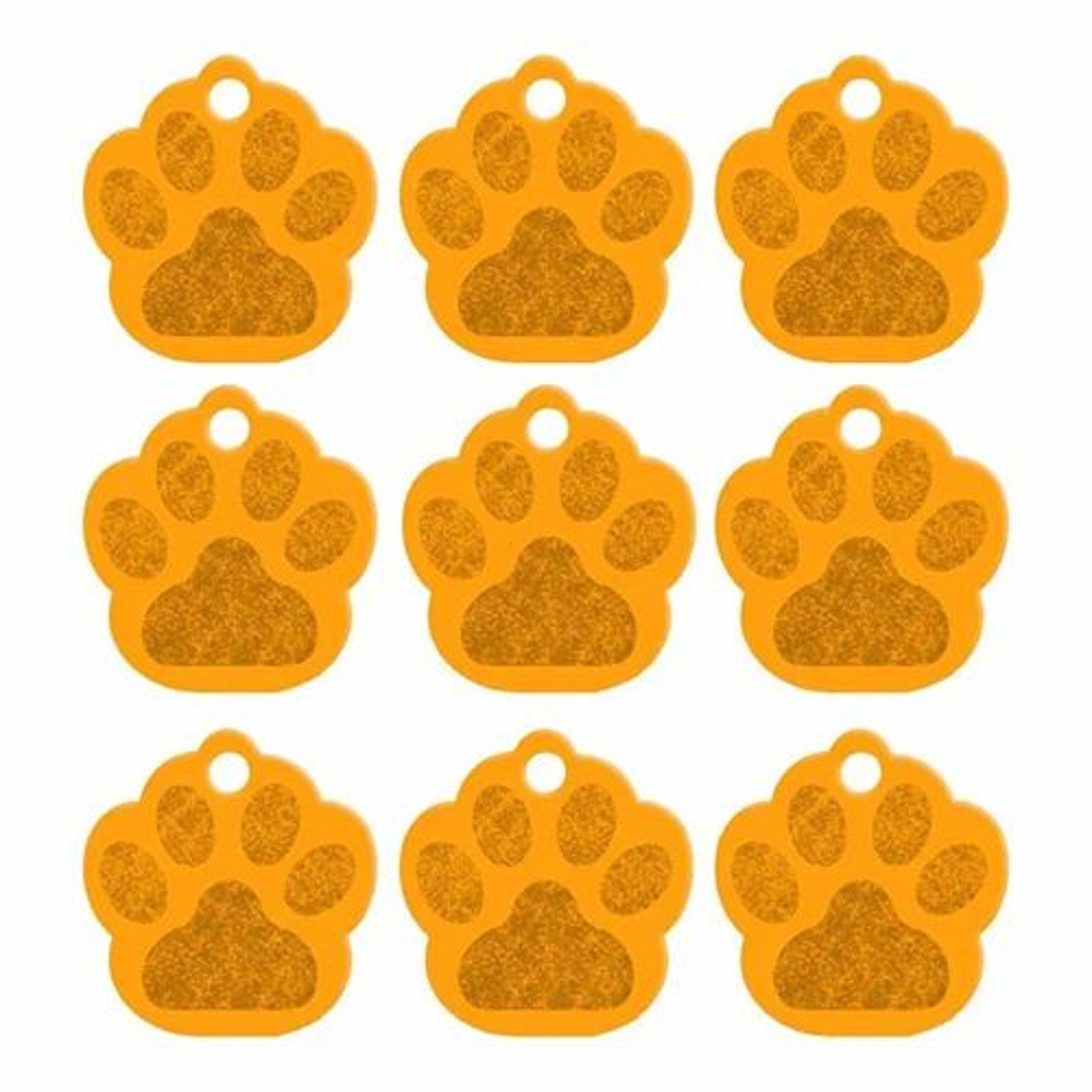 20Piece Paw Shape Aluminum Pet ID Tags For Dogs And Cats 11
