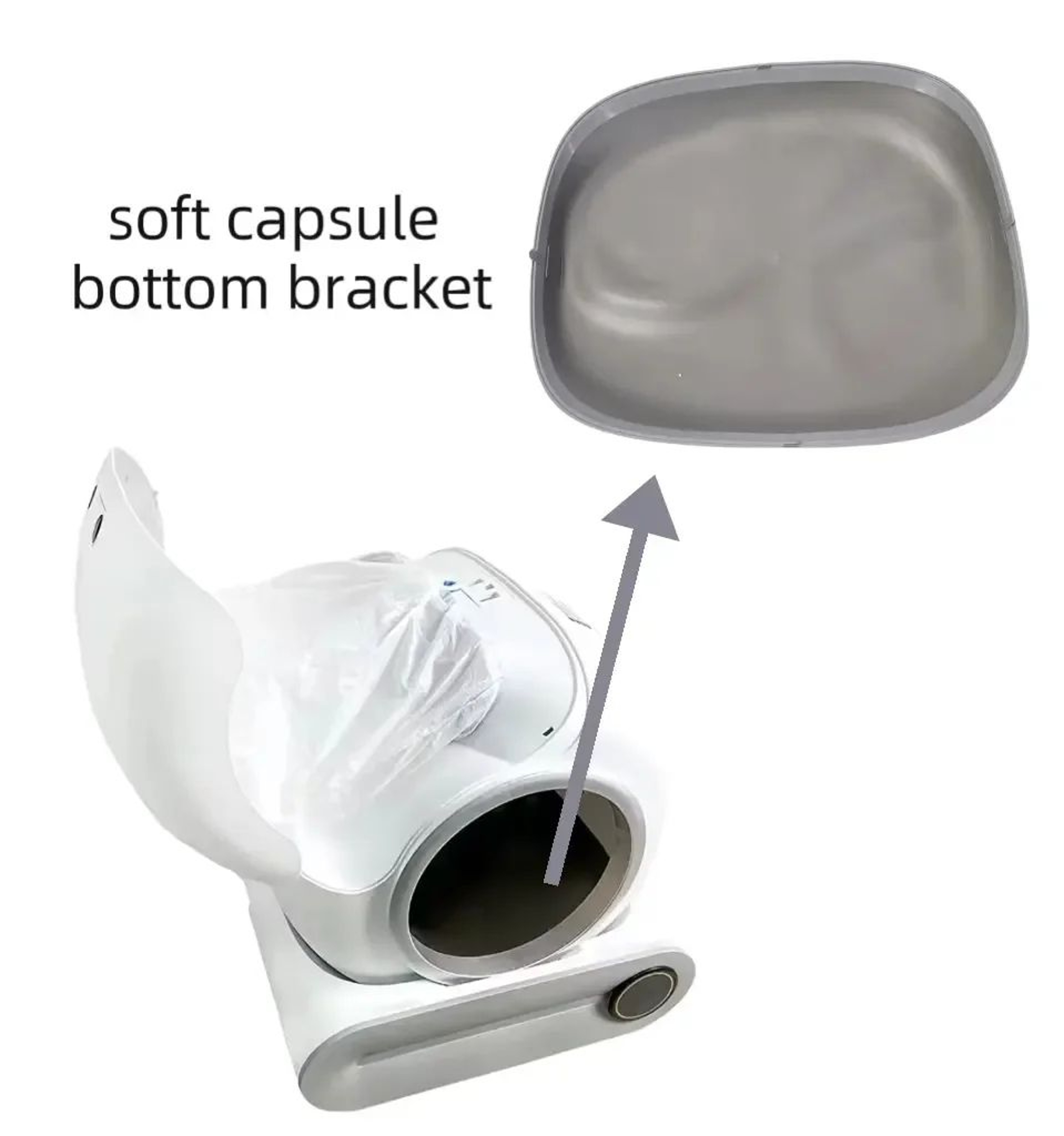 Silicone Bottom Capsule Pad For Automatic Cat Litter Boxes 3