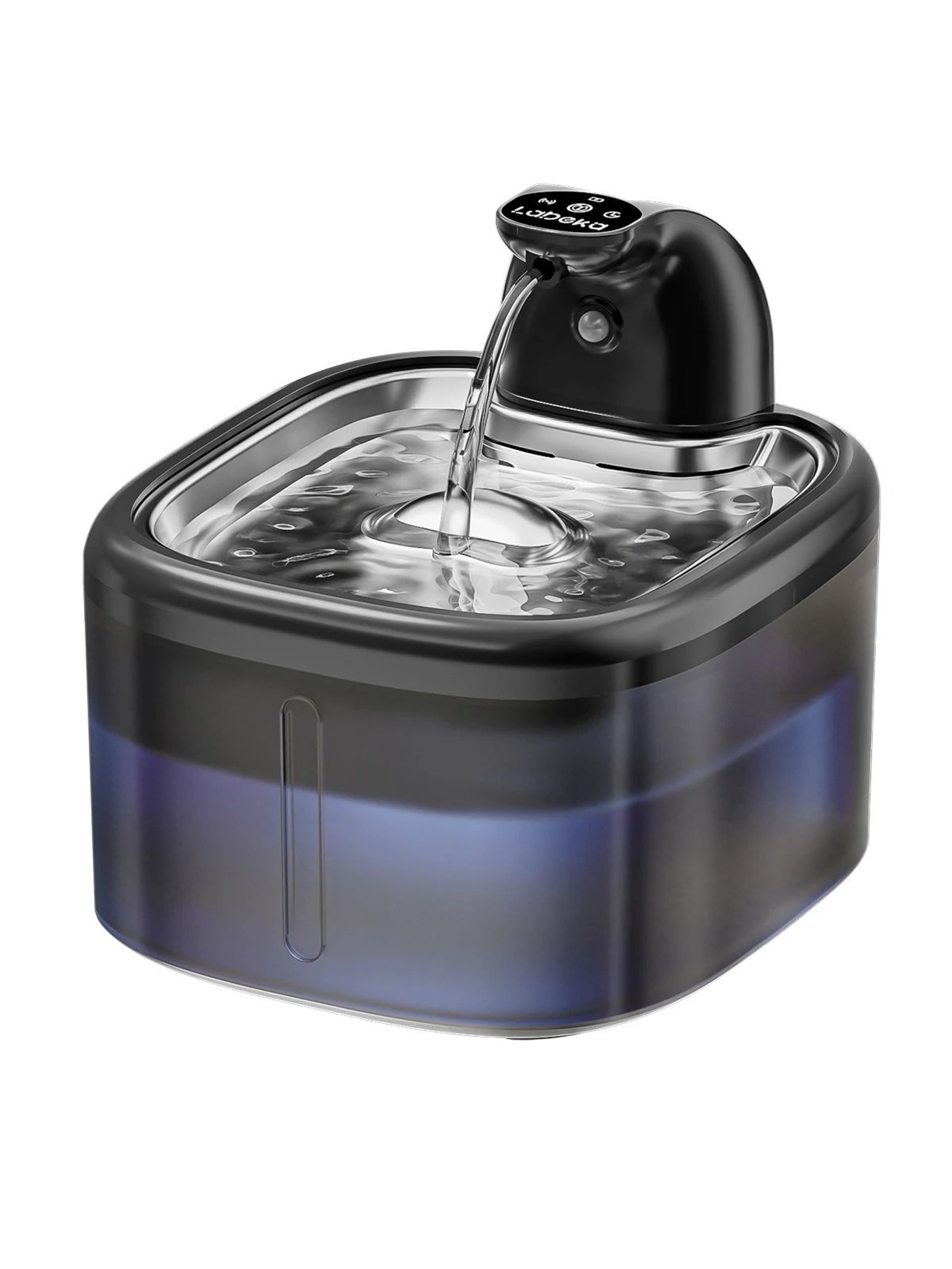 Cordless Stainless Steel Cat Water Fountain With Motion Sensor  35L Capacity 5