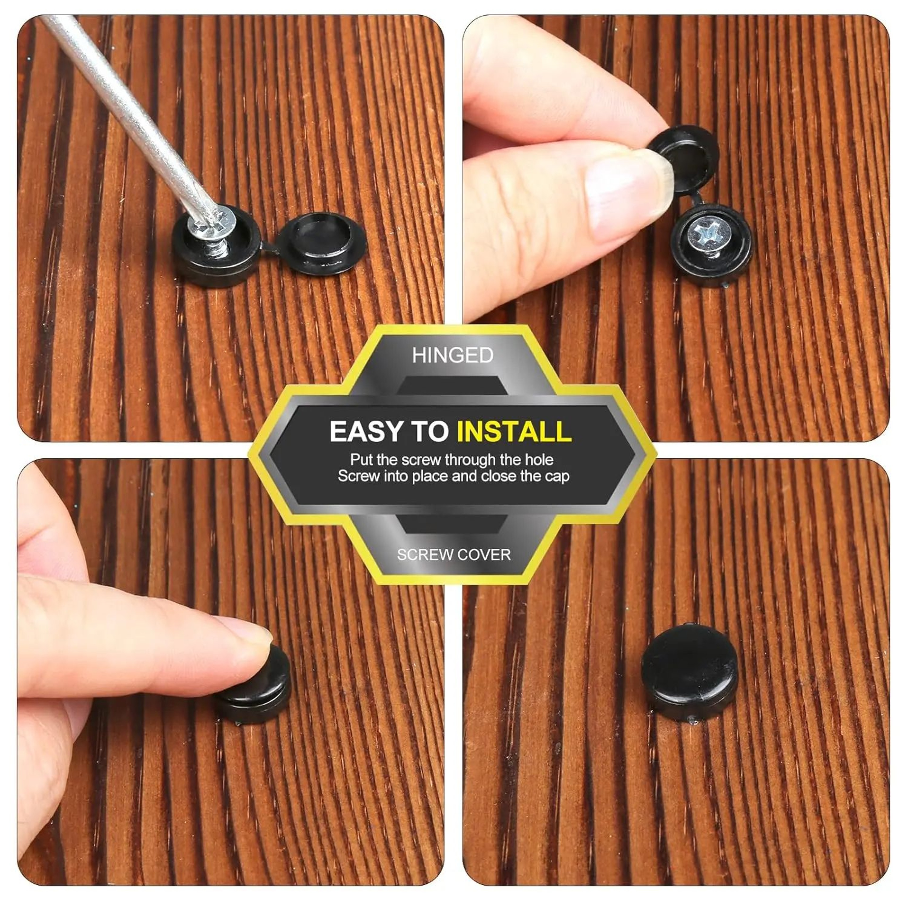 Plastic Screw Cover Caps Decorative Protective Covers For Furniture Car Nuts And Self Tapping Screw 5