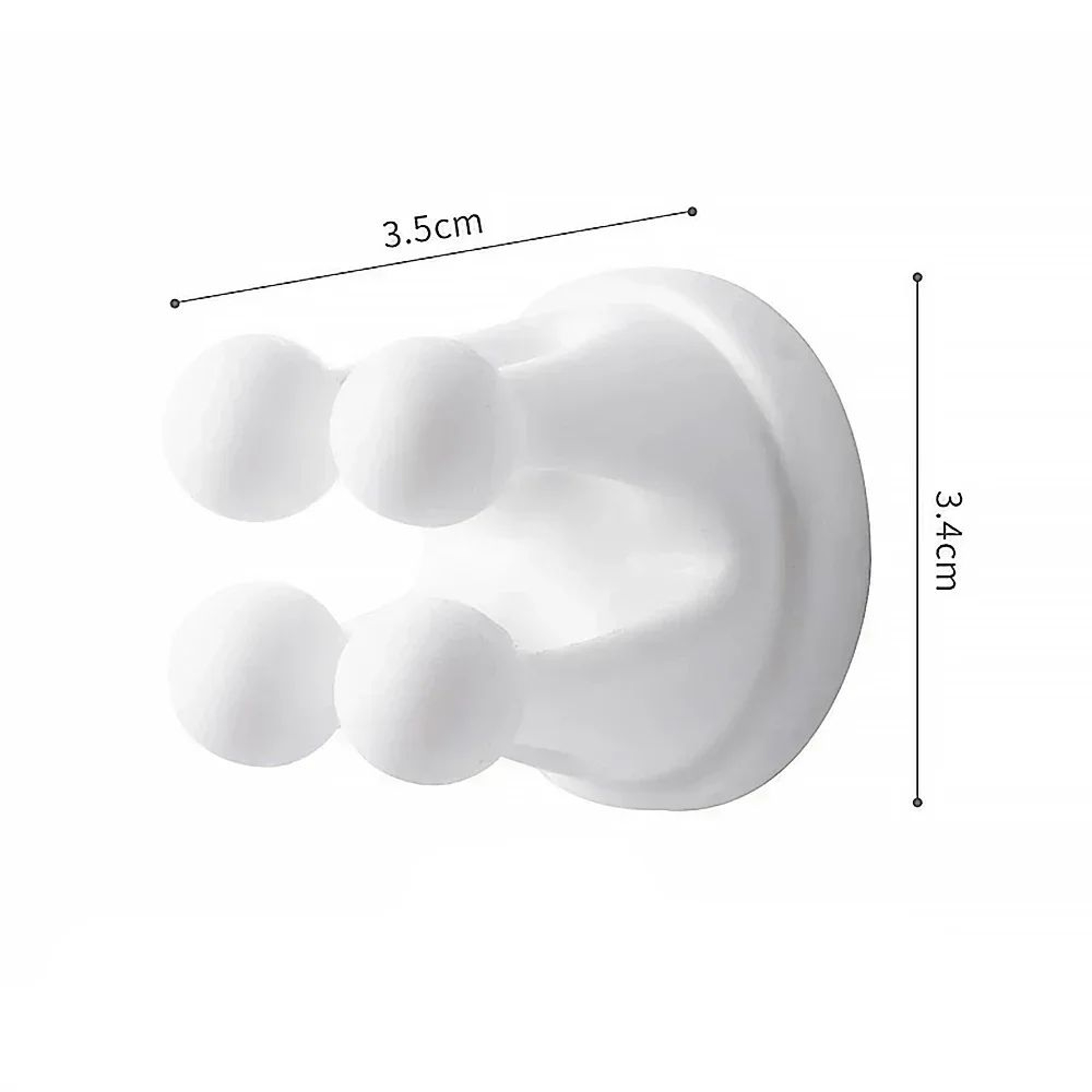 Silicone Toothbrush Holder Wall Mount Waterproof Self Adhesive Bathroom Organizer 7