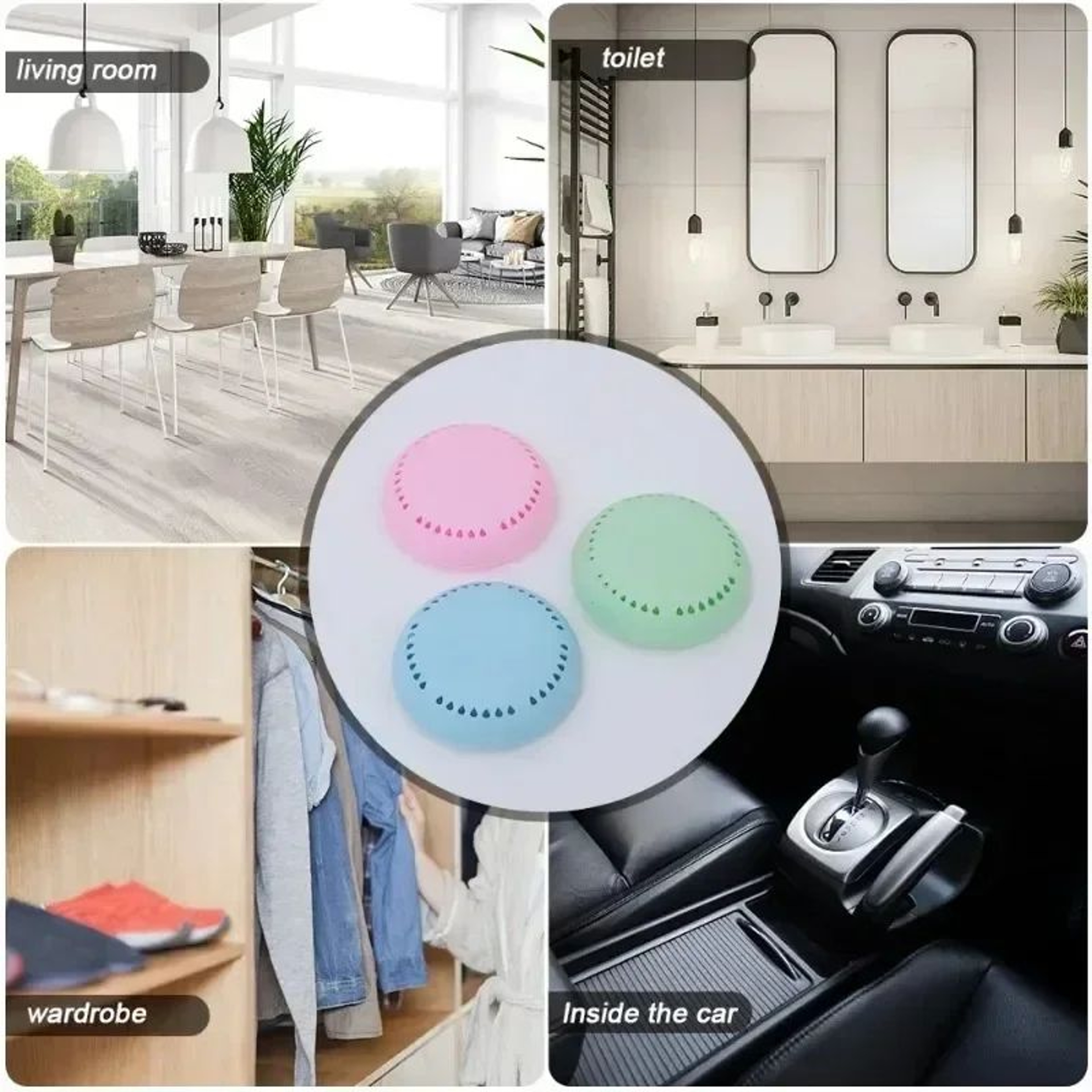 FreshScent Solid Air Freshener For Home Bathroom Car And Closet 4