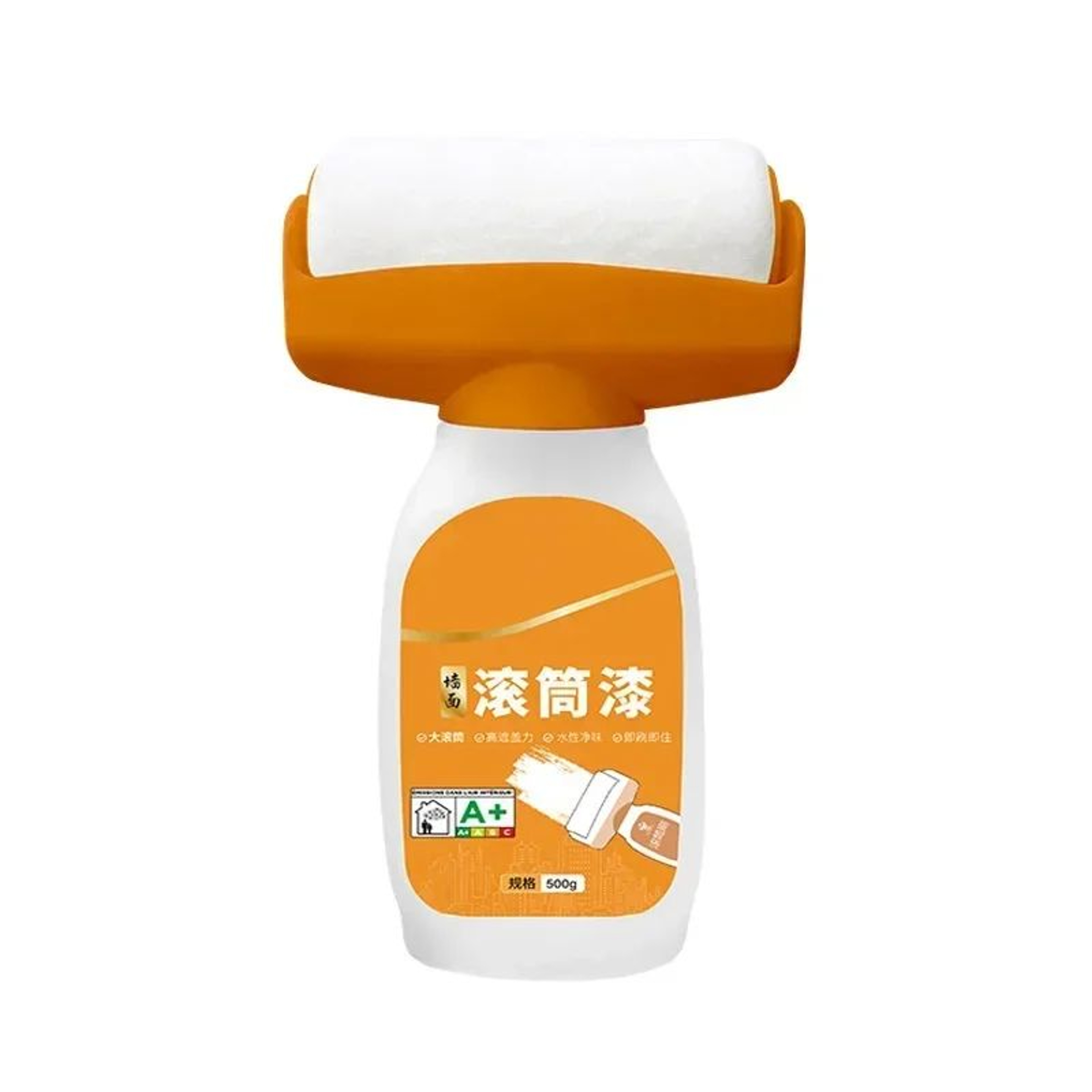 RefreshCoat Wall Repair Paint Roller Kit For White Latex Paint Touch Ups 6