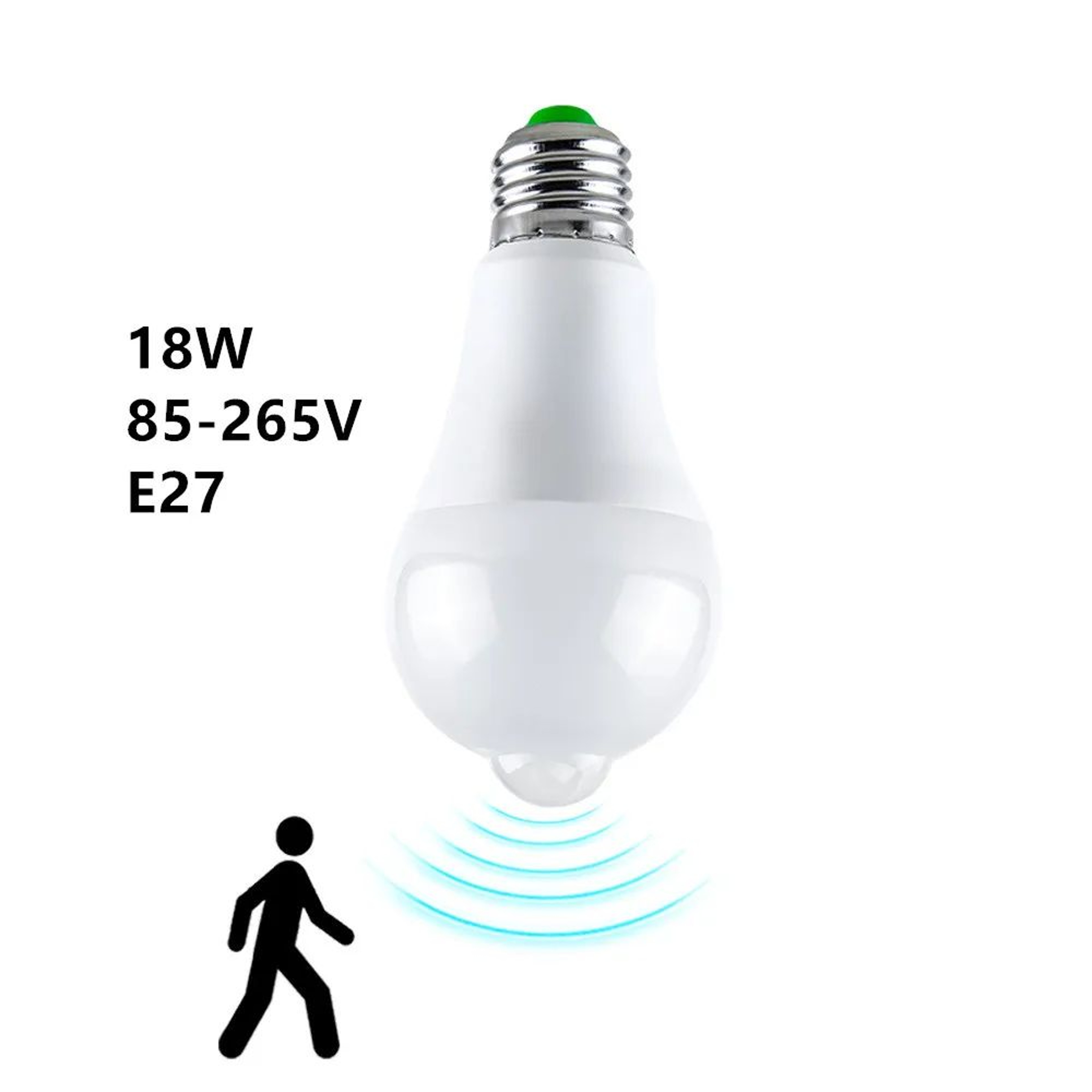 E27 Motion Sensor Light Bulb With Dusk To Dawn Light Bulb Auto On Off PIR Security Lamp 8