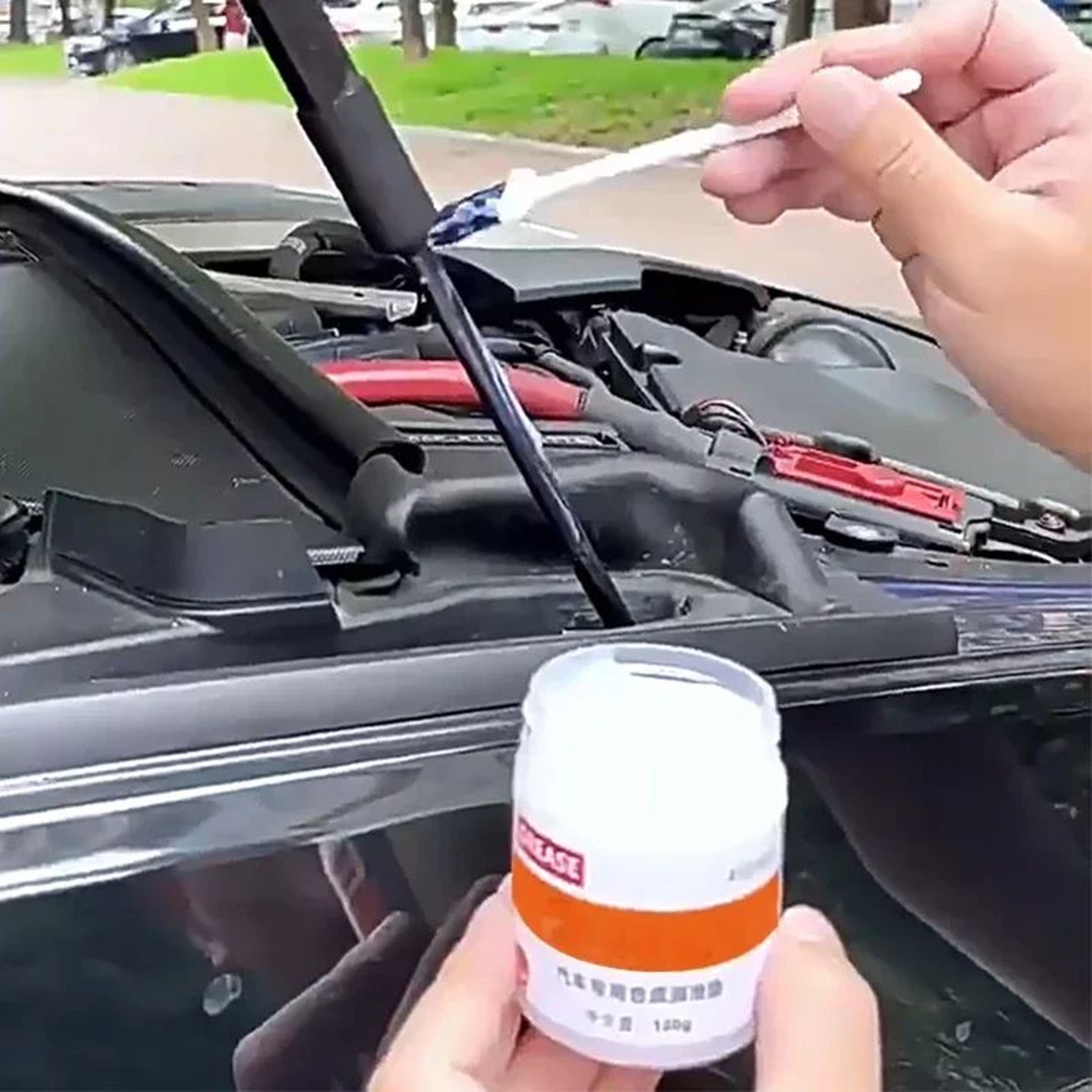 100g Car Door Lubricant Grease For Sunroof Track Lubricant And Anti Squeak Maintenance 0