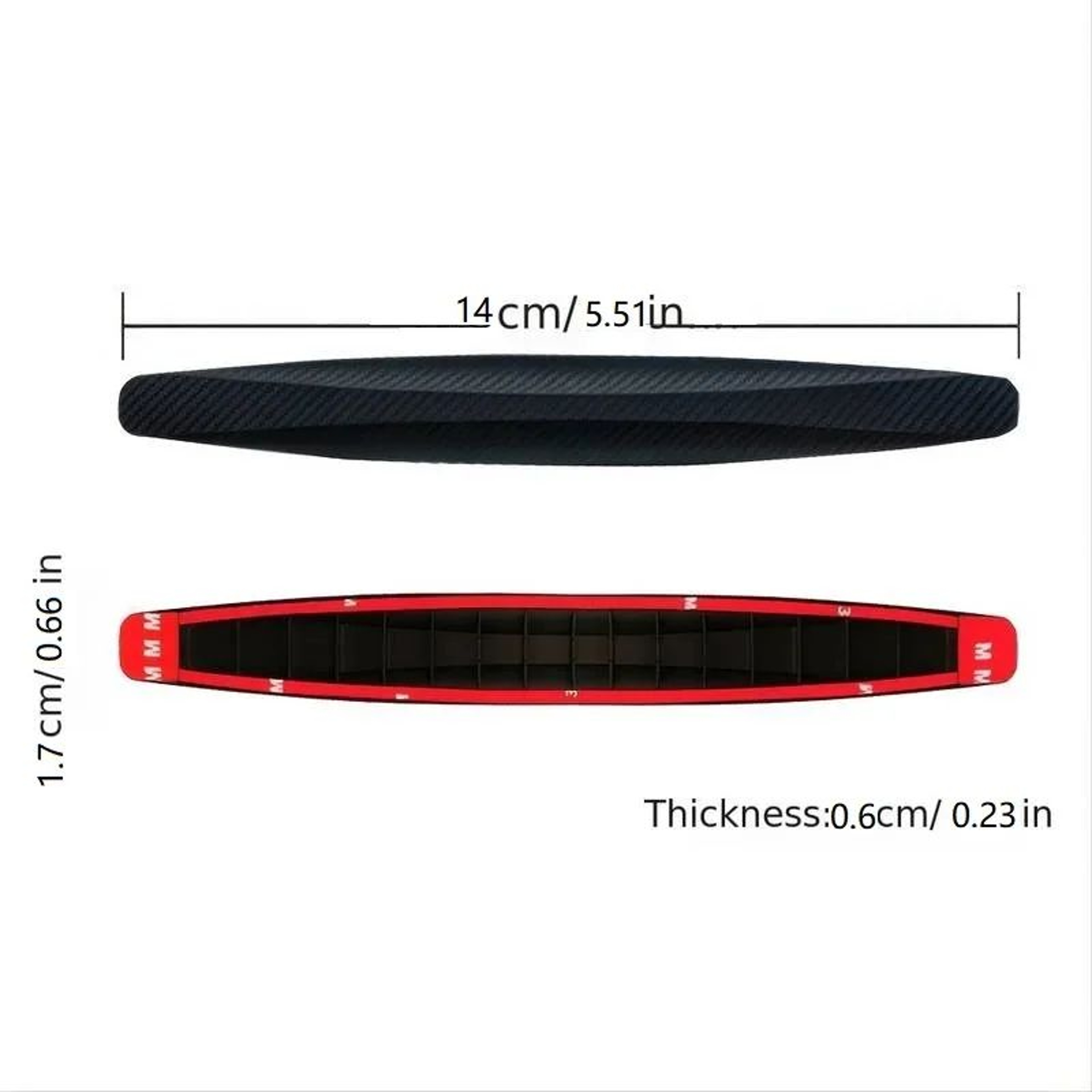Universal Car Bumper Protector AntiScratch Adhesive Guard Strip For Cars 1