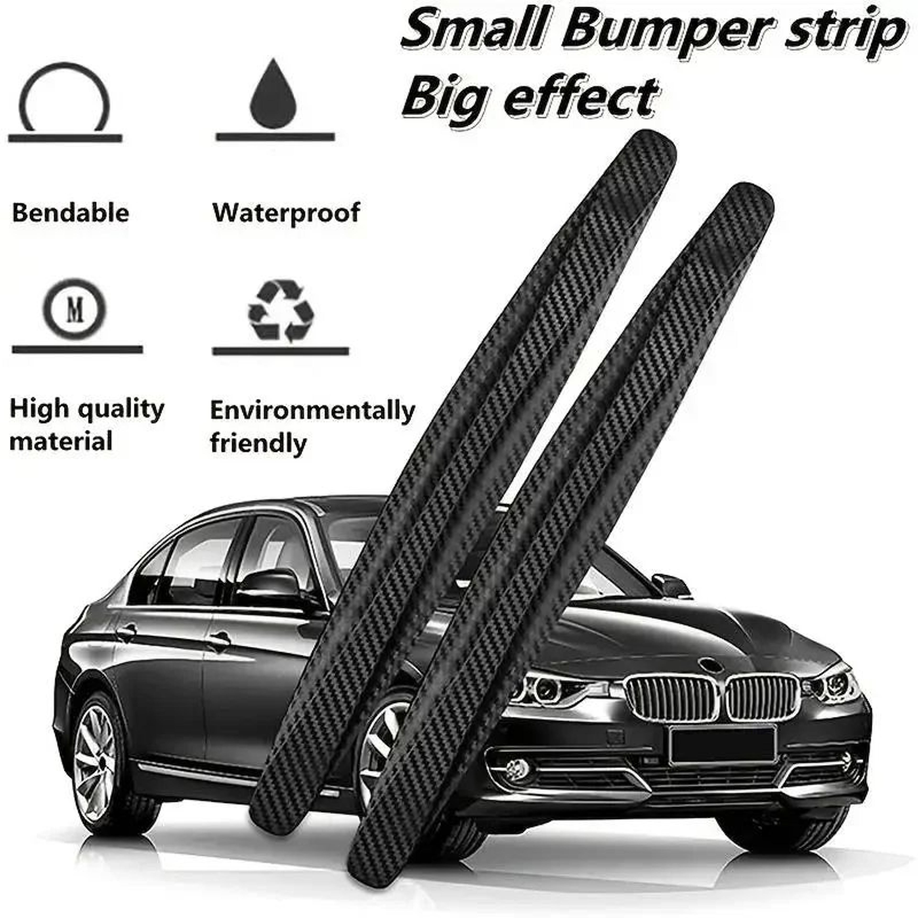 Universal Car Bumper Protector AntiScratch Adhesive Guard Strip For Cars 3