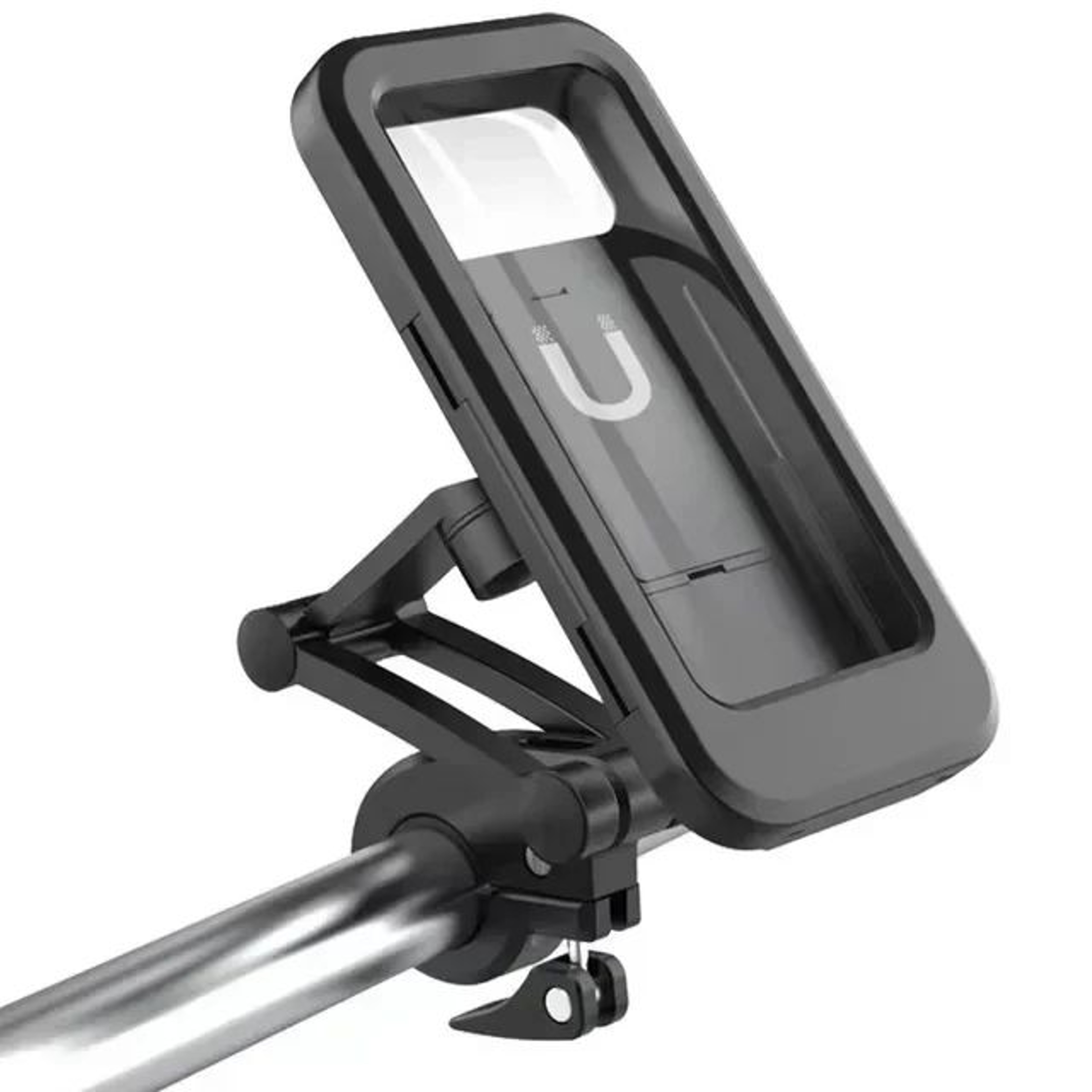 Universal Waterproof Motorcycle Phone Holder With 360 Degree Rotation For Bike GPS Navigation 6