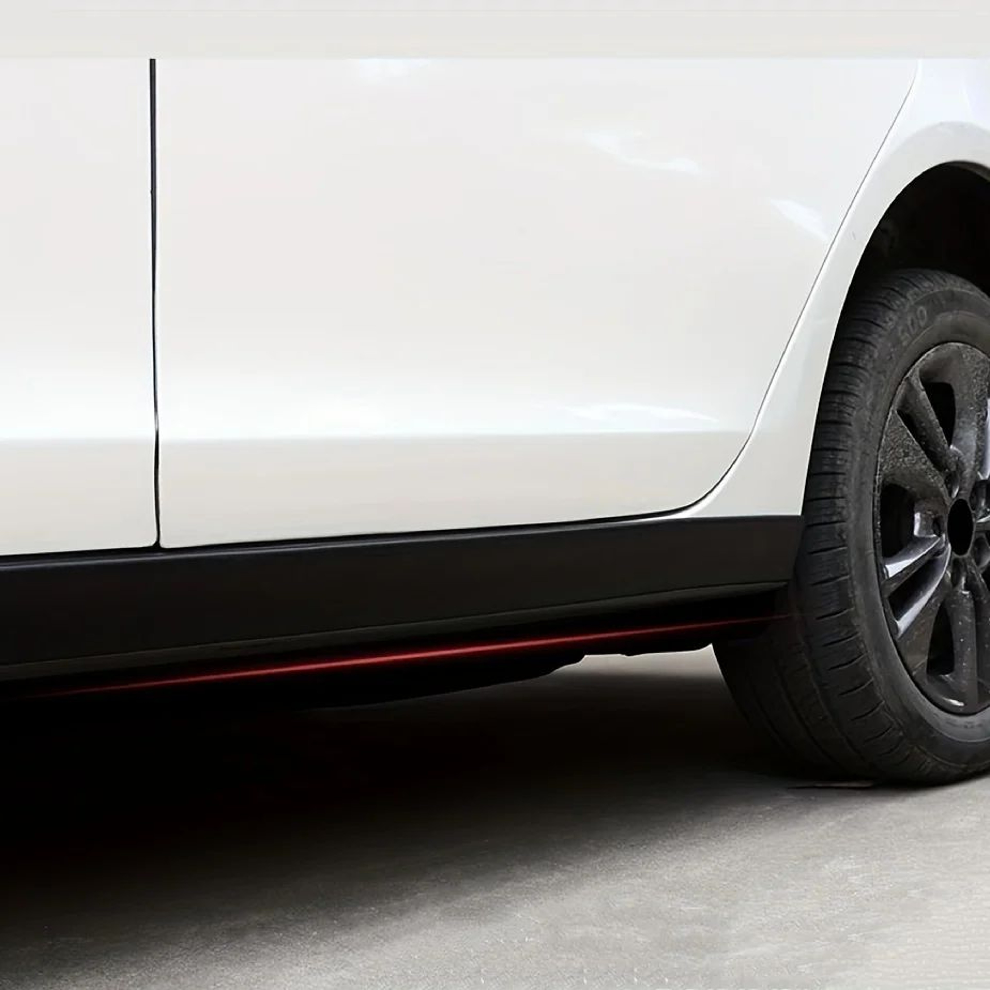 Universal Car Side Skirt Protector Rubber Bumper Edge Guard Anti Scratch Trim Strip 5