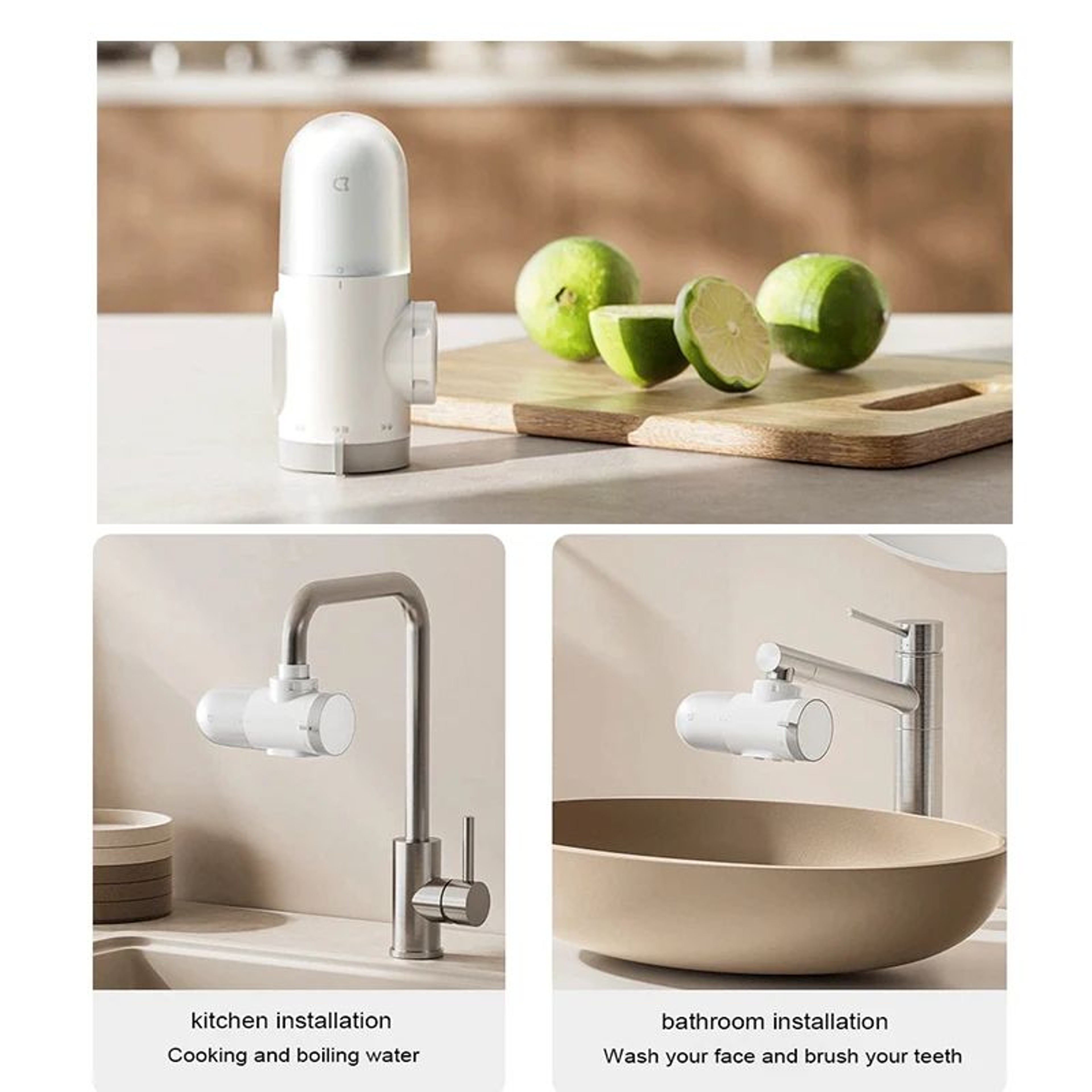 Xiaomi Mijia Faucet Water Purifier 2 Activated Carbon Tap Water Filter For Kitchen 5