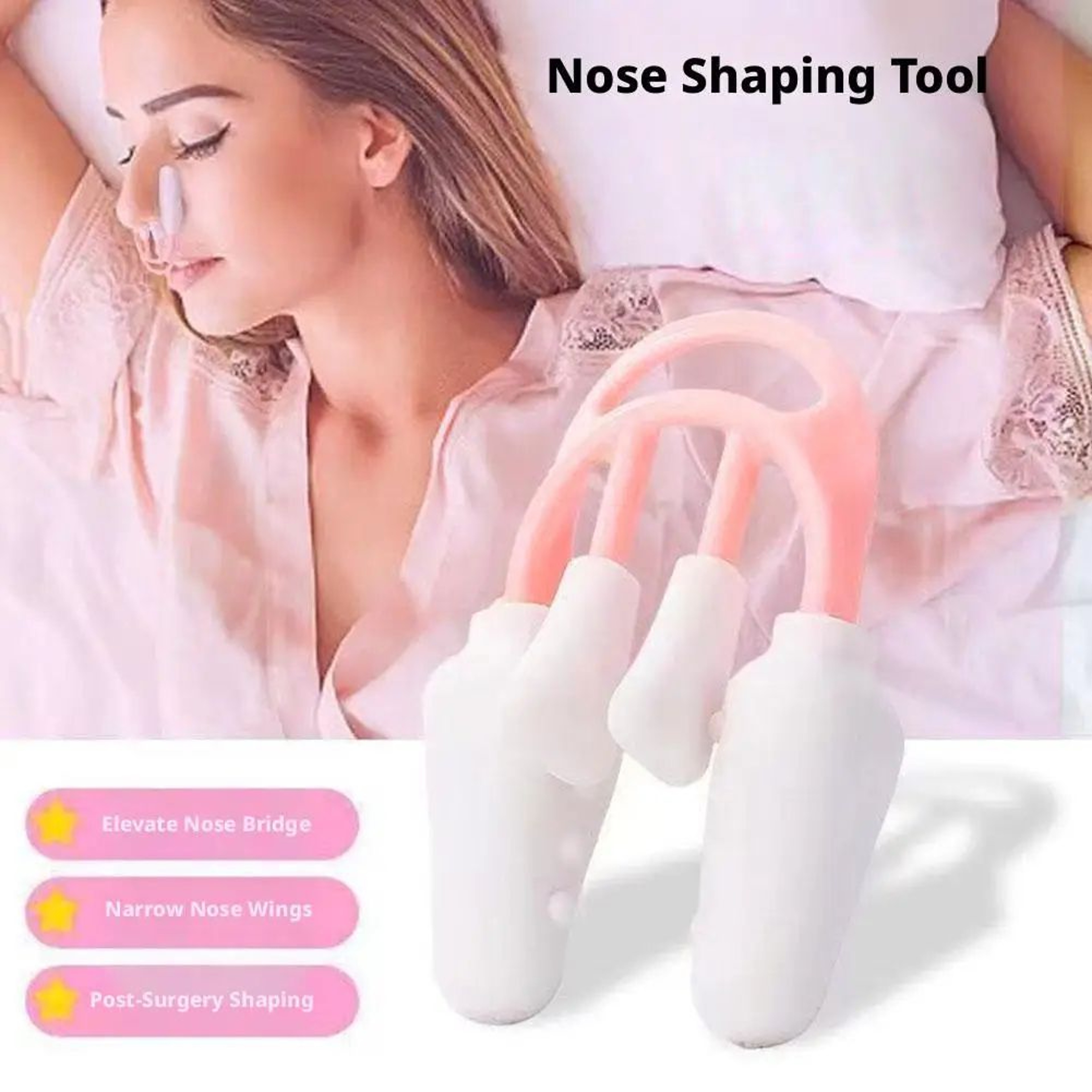 Nose Shaper Tool Silicone Nose Bridge Corrector And Nose Lifting Clip For Men And Women 5