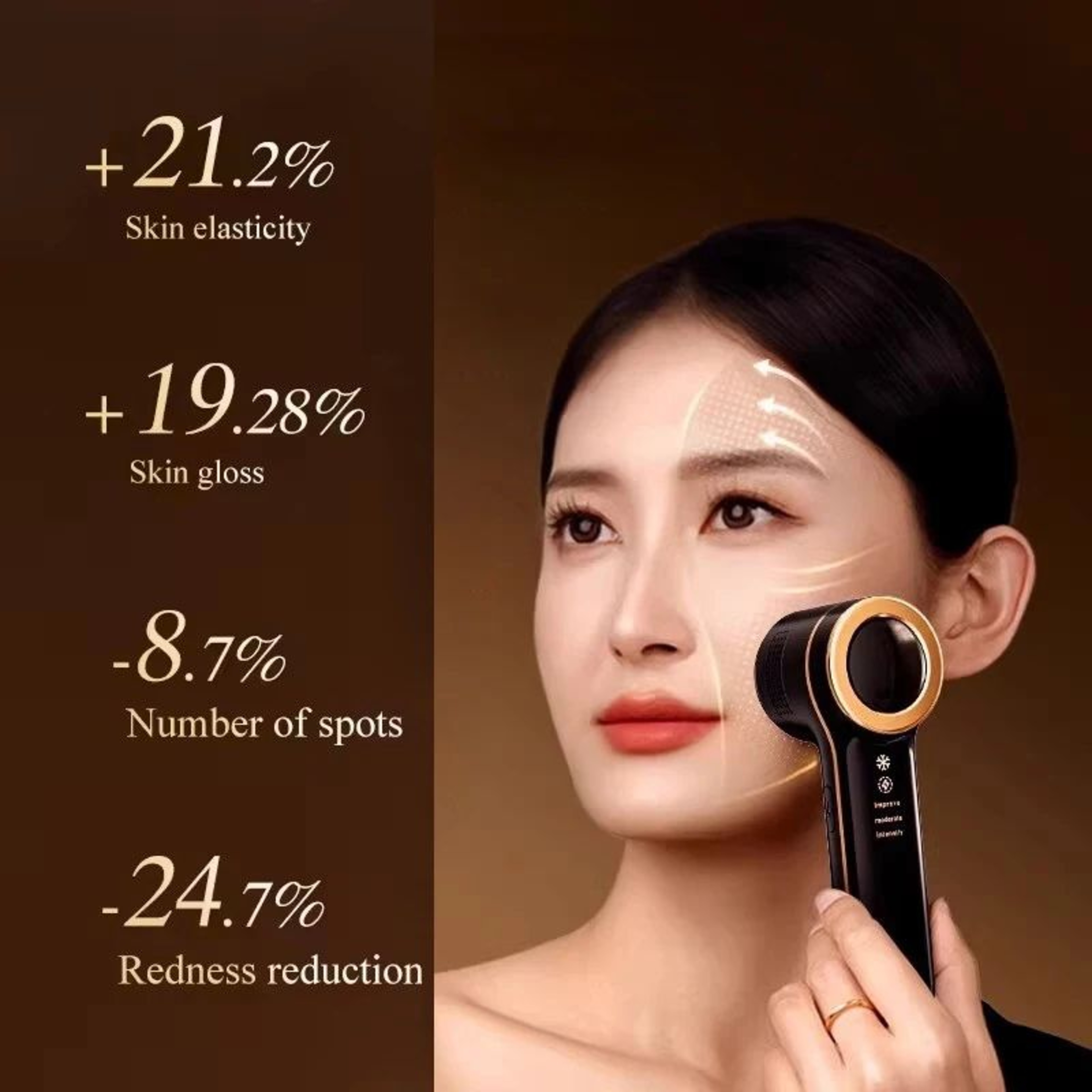 LumiFreeze DPL Skin Rejuvenation Device With Infrared Light Therapy Cooling Technology 1