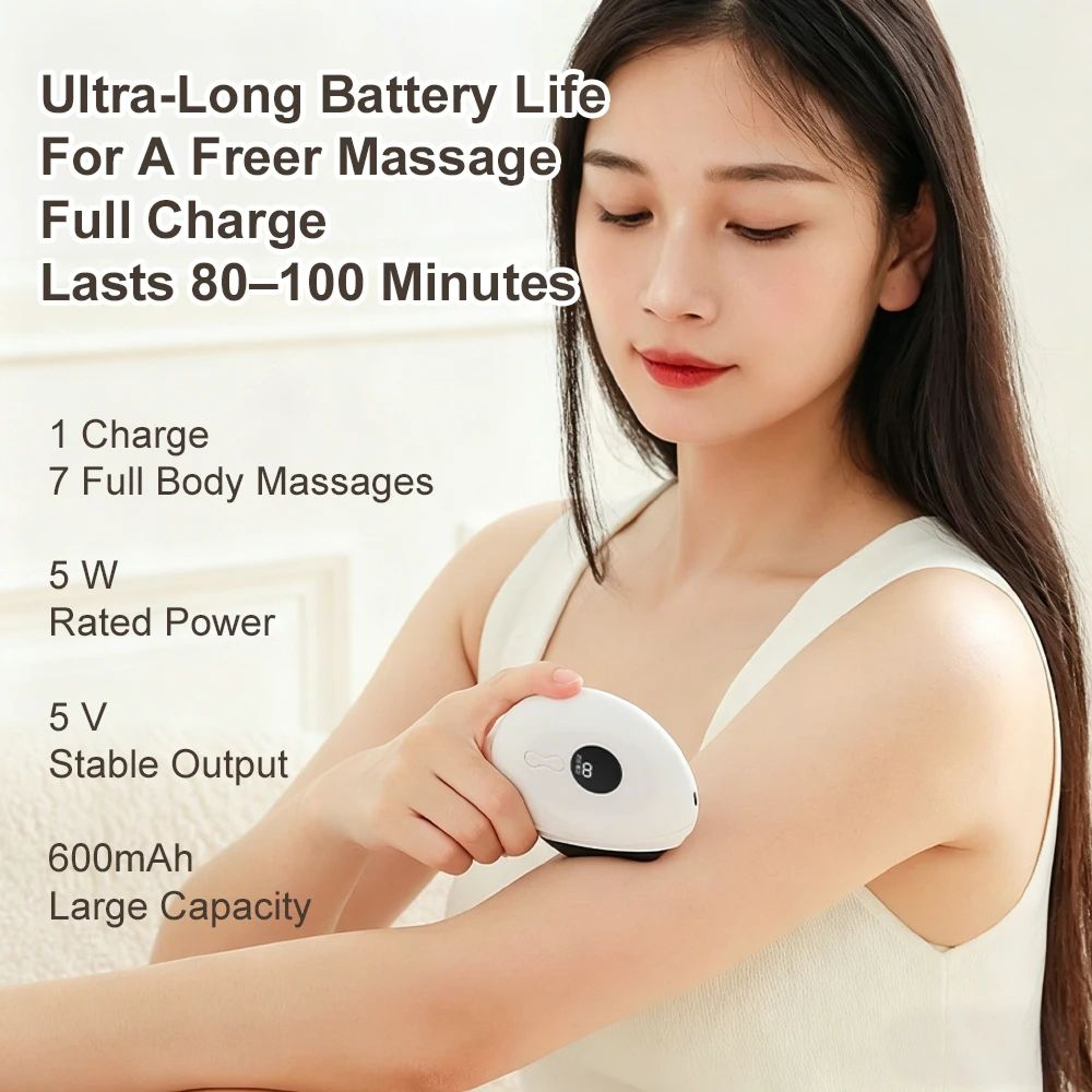 Electric Gua Sha Tool Face Lifting Massager With Heat And Vibration 1