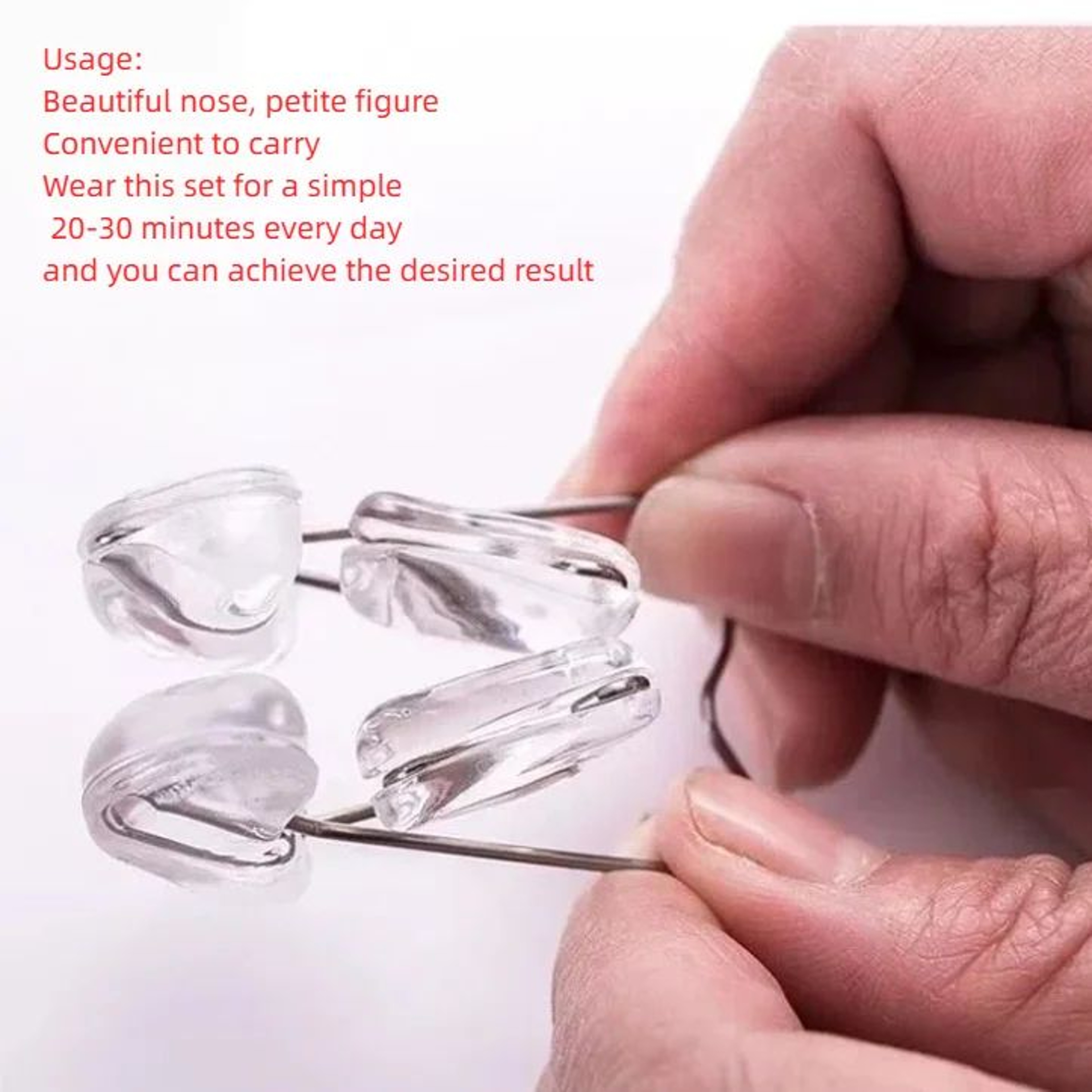 3D Nose Shaping Clip UShaped Nose Bridge Lifter For Natural Nose Contouring 2