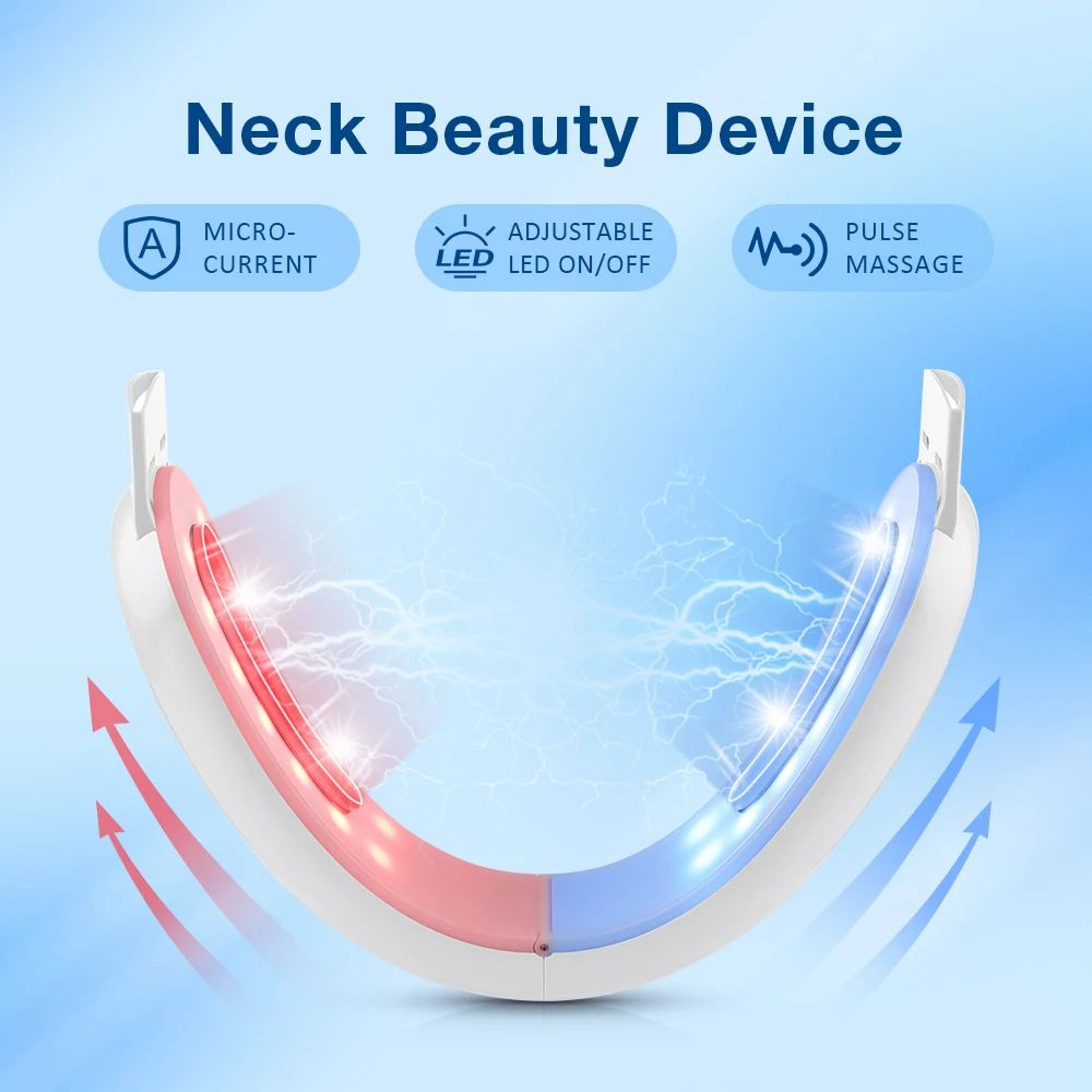 V Face Massager With LED Photon Therapy And Vibration Face Lifting Device 1