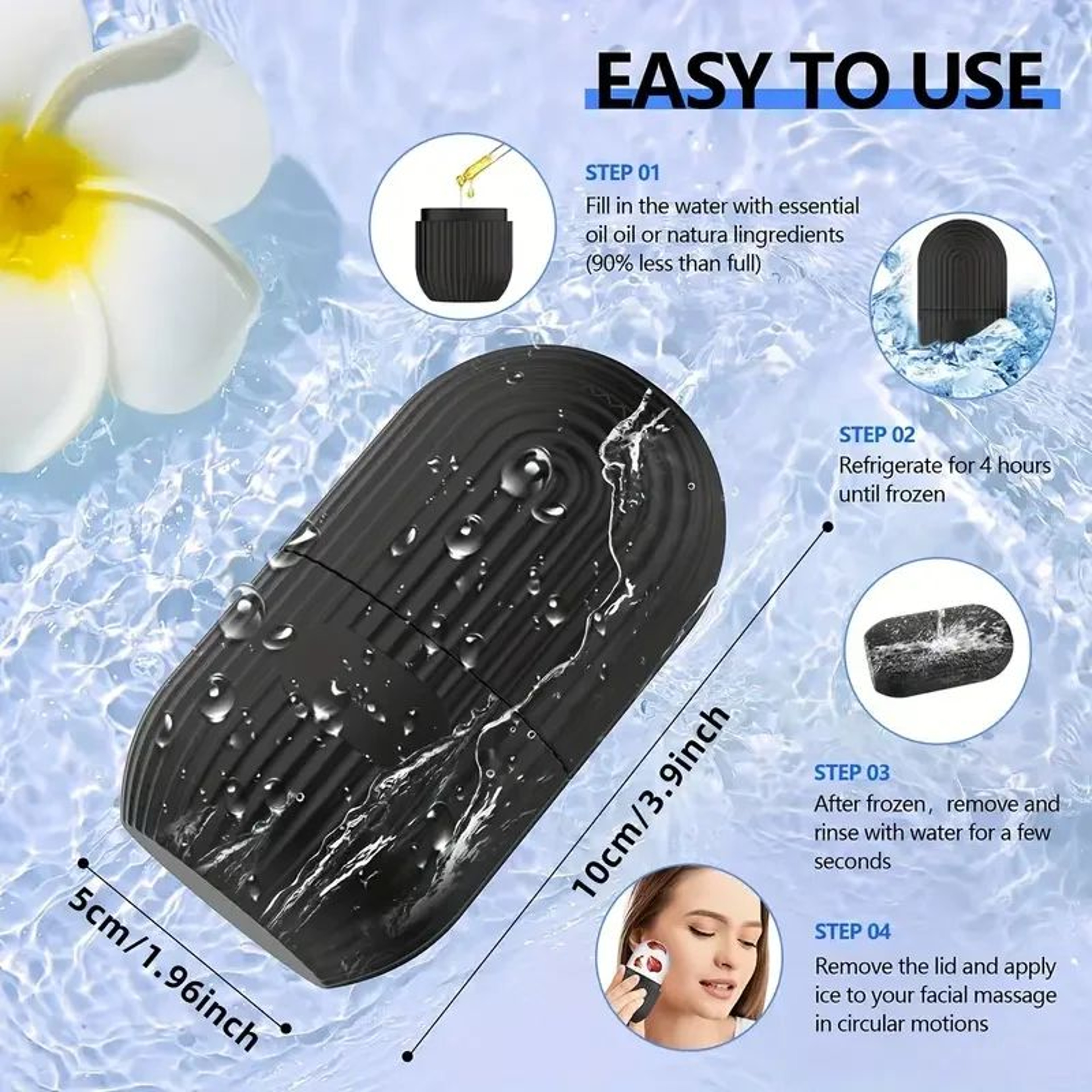 IceGlow Silicone Ice Face Roller And Facial Ice Massager 2