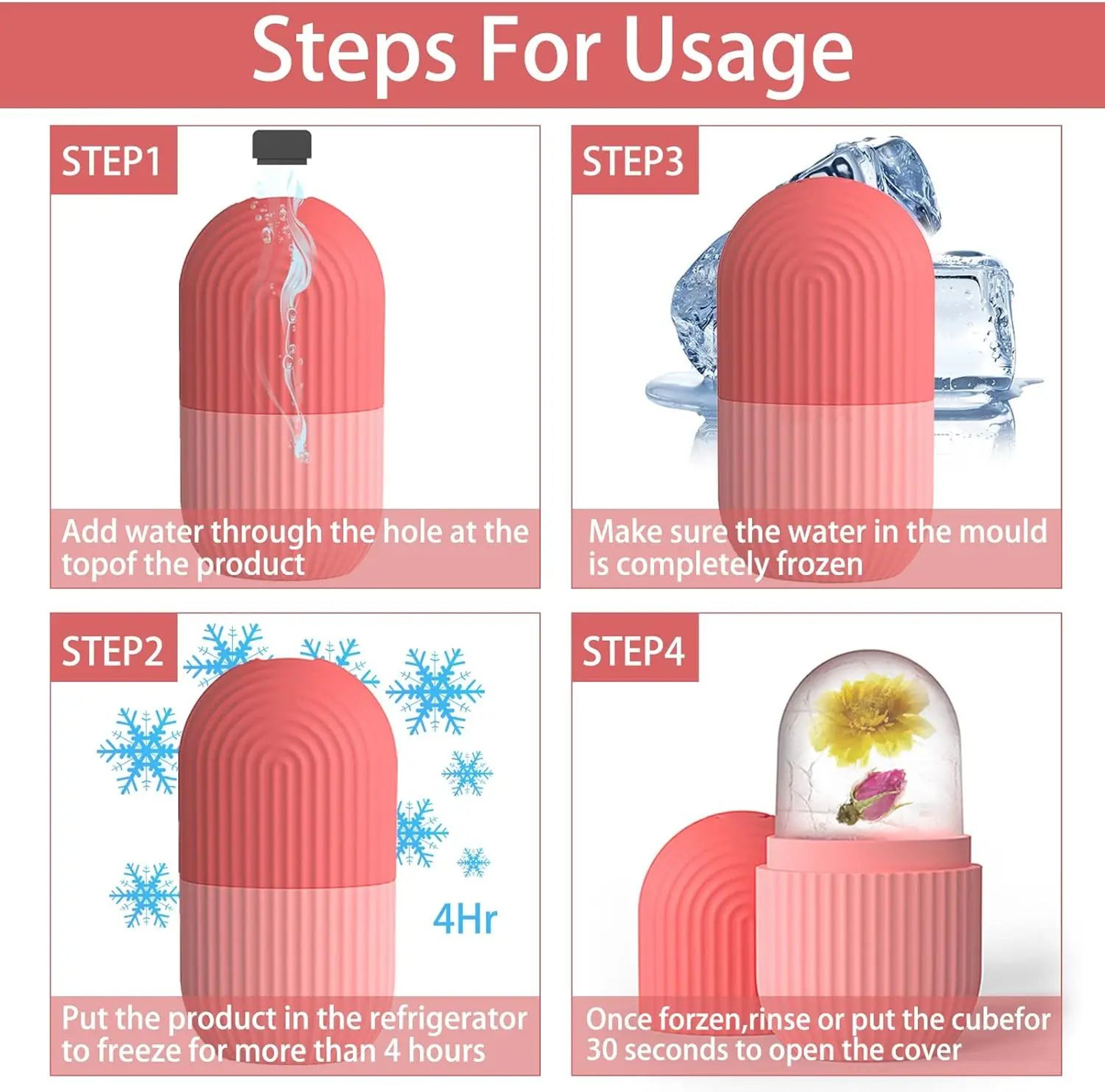 IceGlow Silicone Ice Face Roller And Facial Ice Massager 5