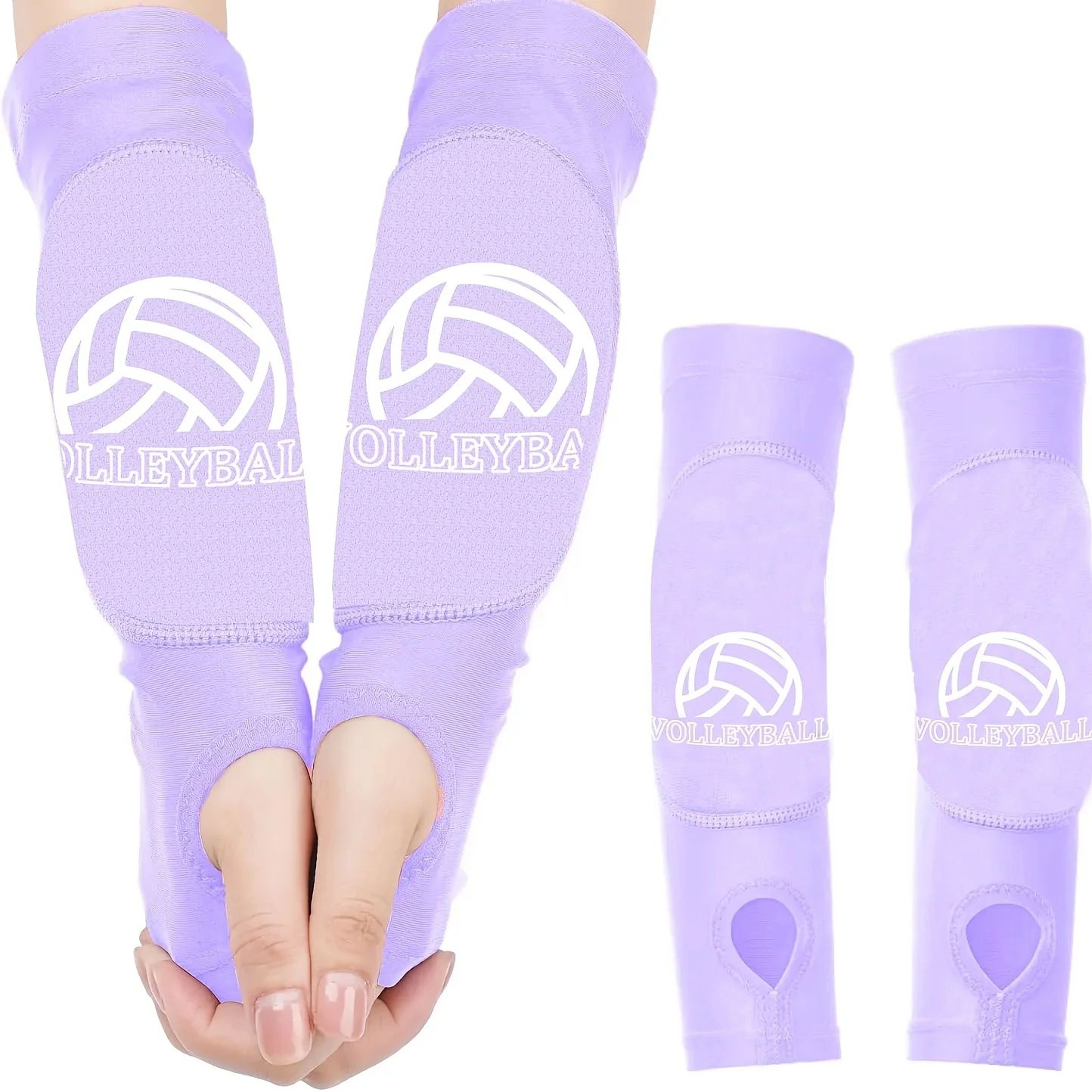 Girls Padded Volleyball Arm Sleeves For Youth With Foam Protection Pair Volleyball Passing Sleeves 11