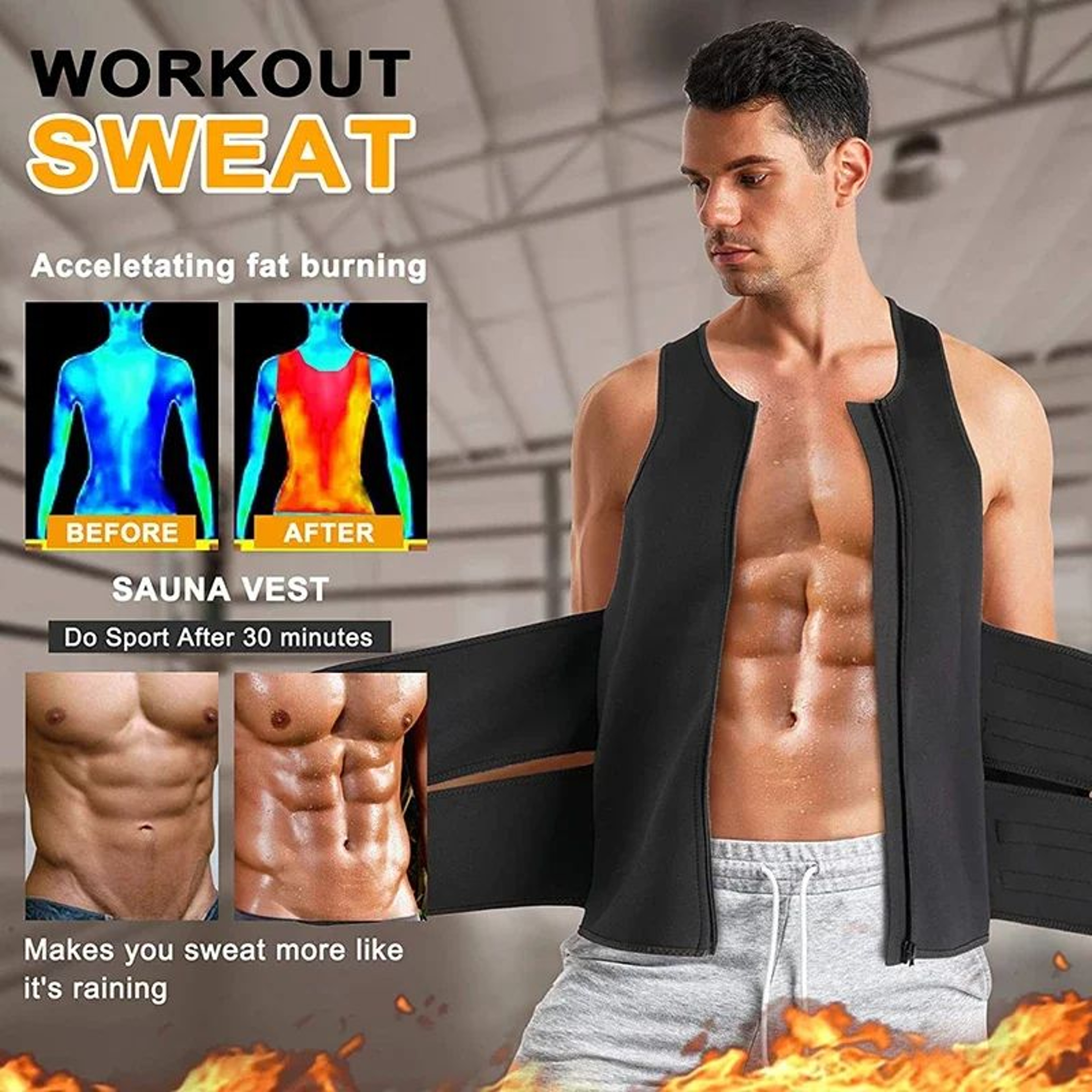 PosturePro Adjustable Posture Corrector Back Support Brace With Lumbar Support Belt For Men 2
