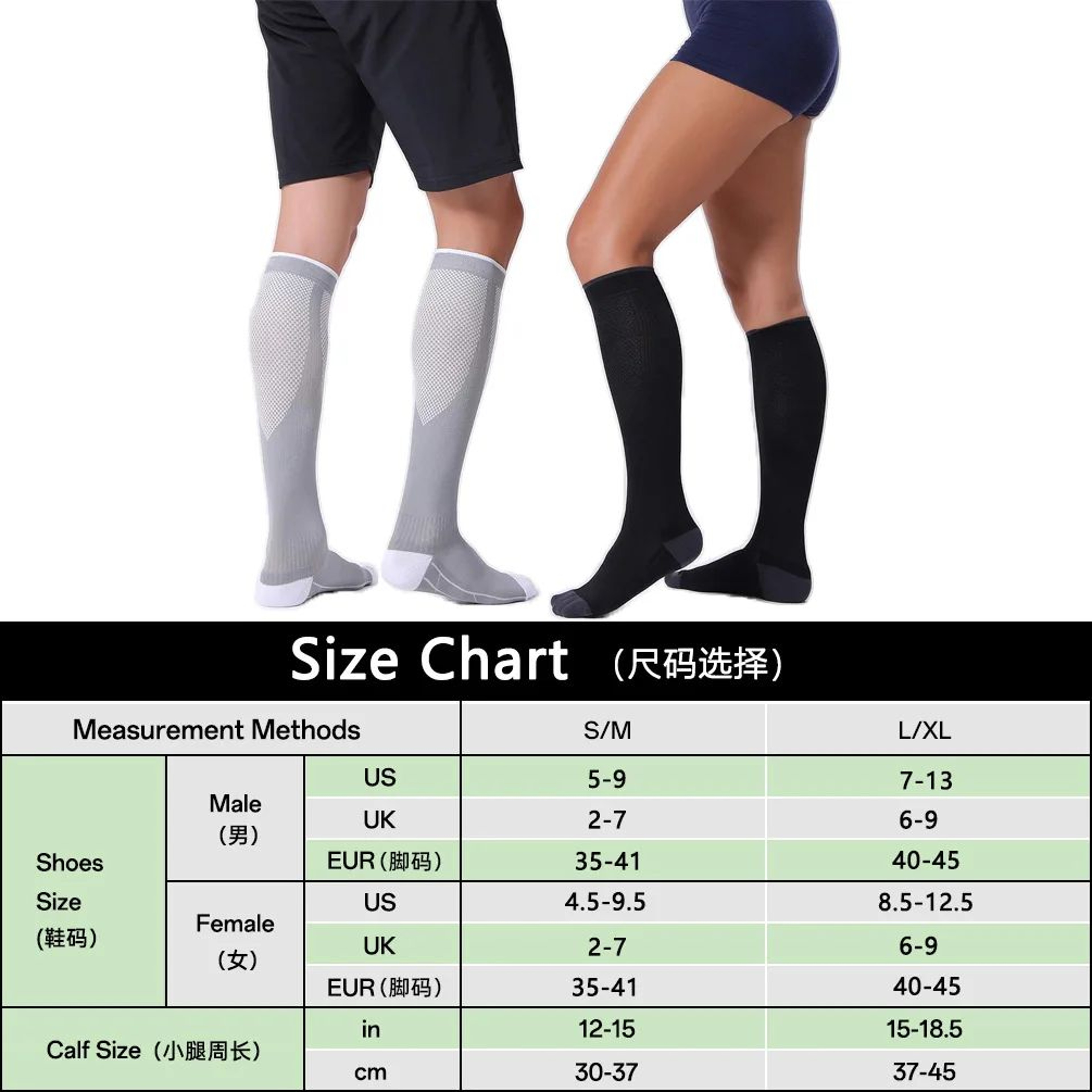 ActiveStride Compression Socks 2030 MmHg Running Socks For Men And Women 5