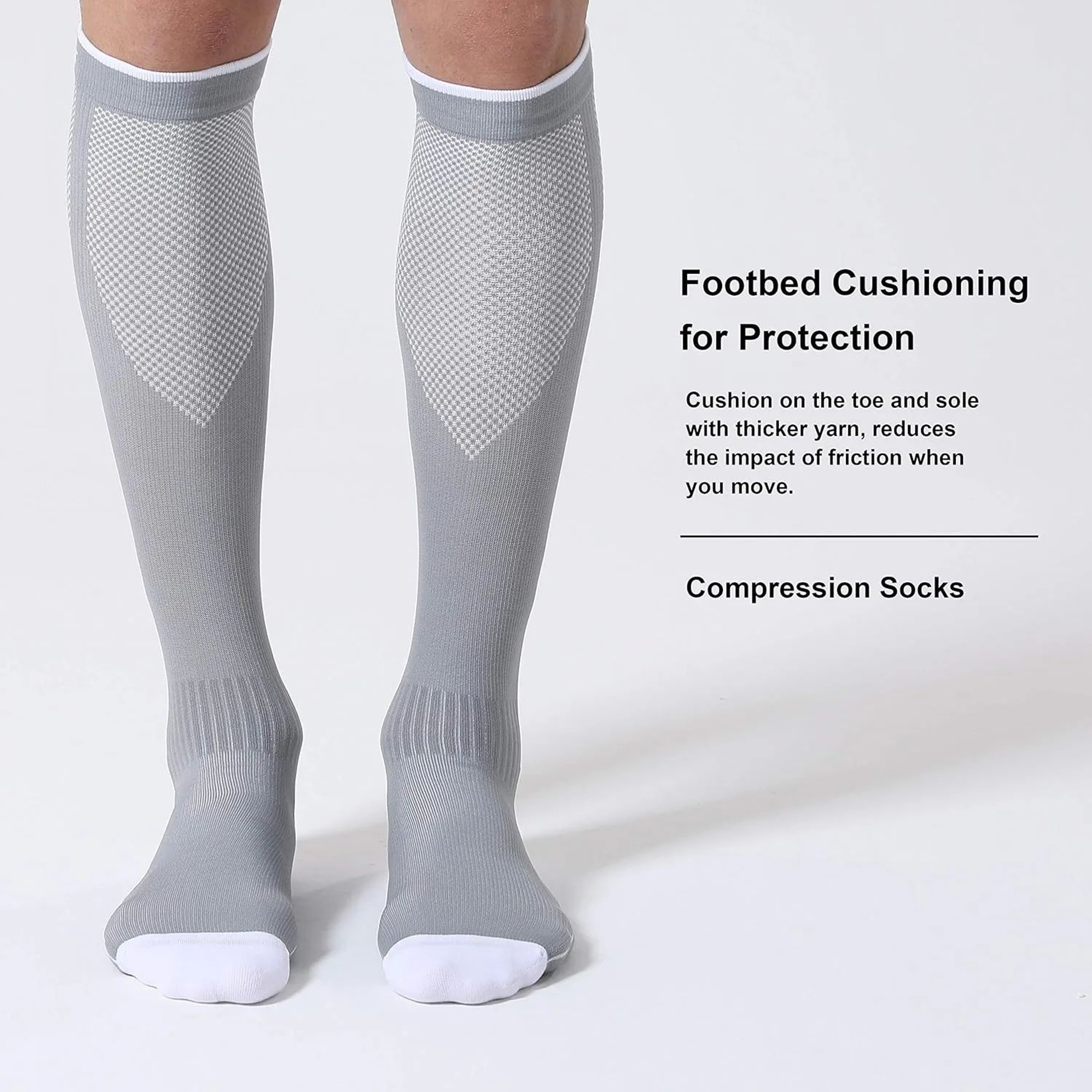 CompressionFlow 2030 MmHg Compression Socks For Running Travel And Everyday Support 2