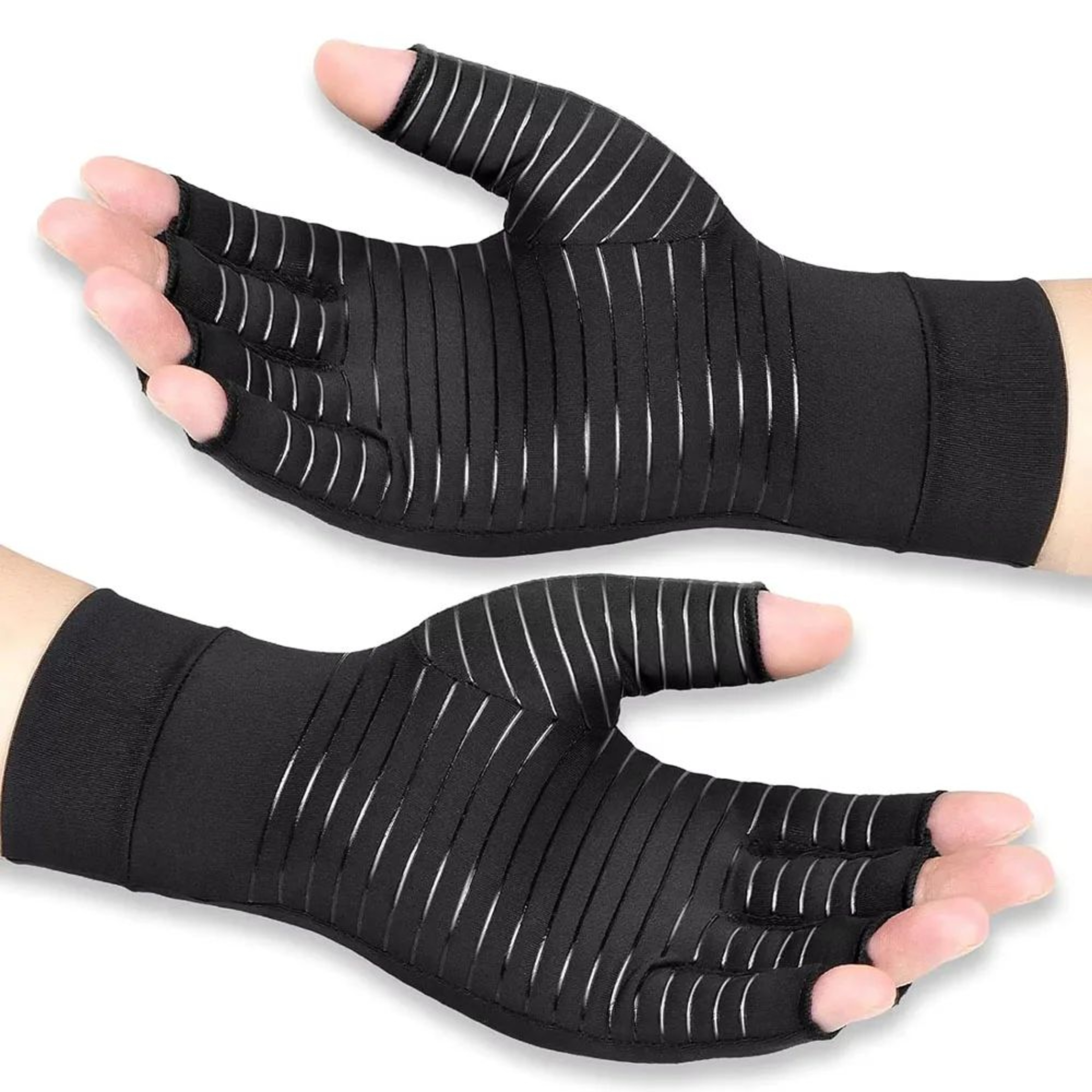 Copper Arthritis Gloves For Hand Pain Relief Compression Gloves For Carpal Tunnel And Joint Support 0