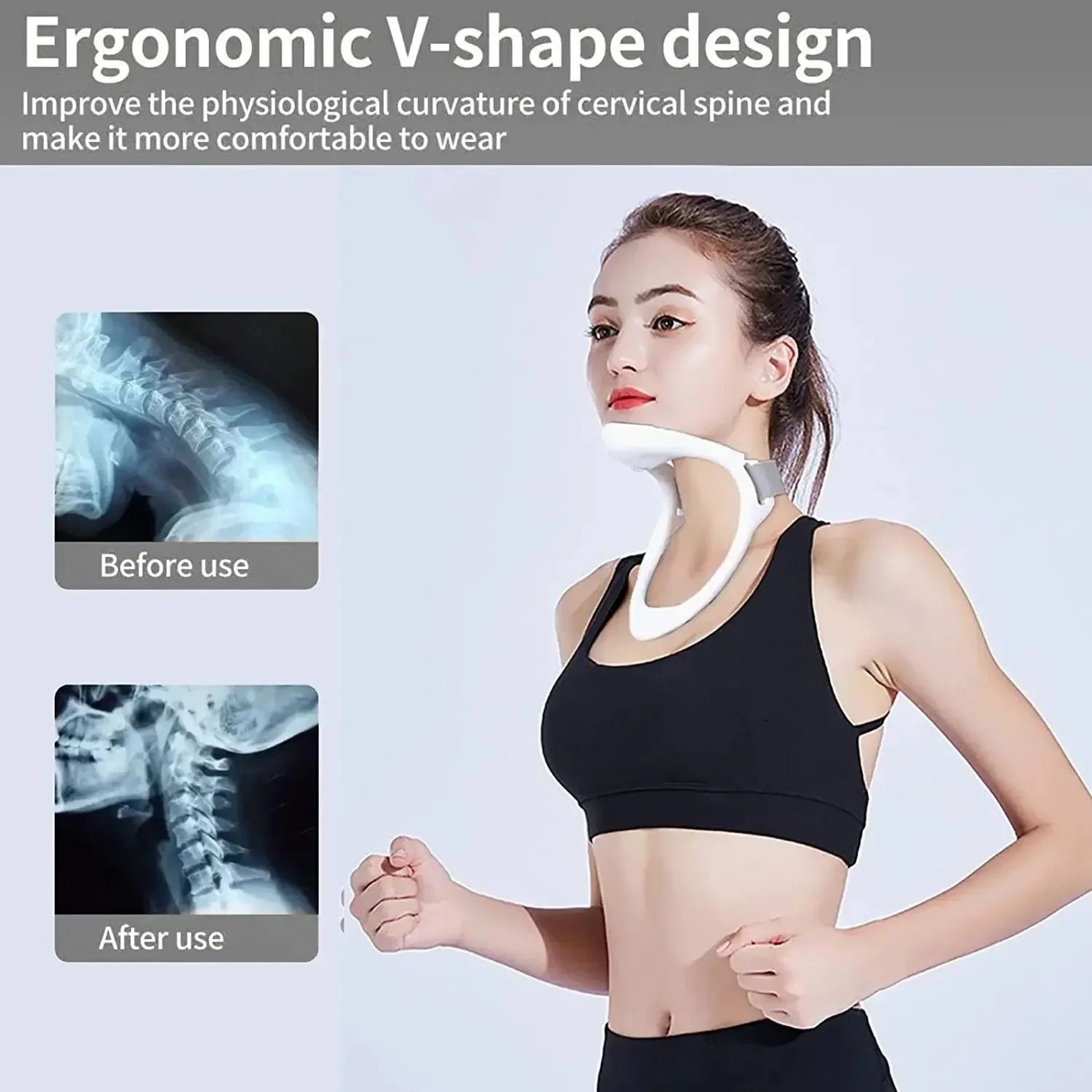 PostureAlign Cervical Collar Neck Brace For Posture Support And Neck Comfort 5