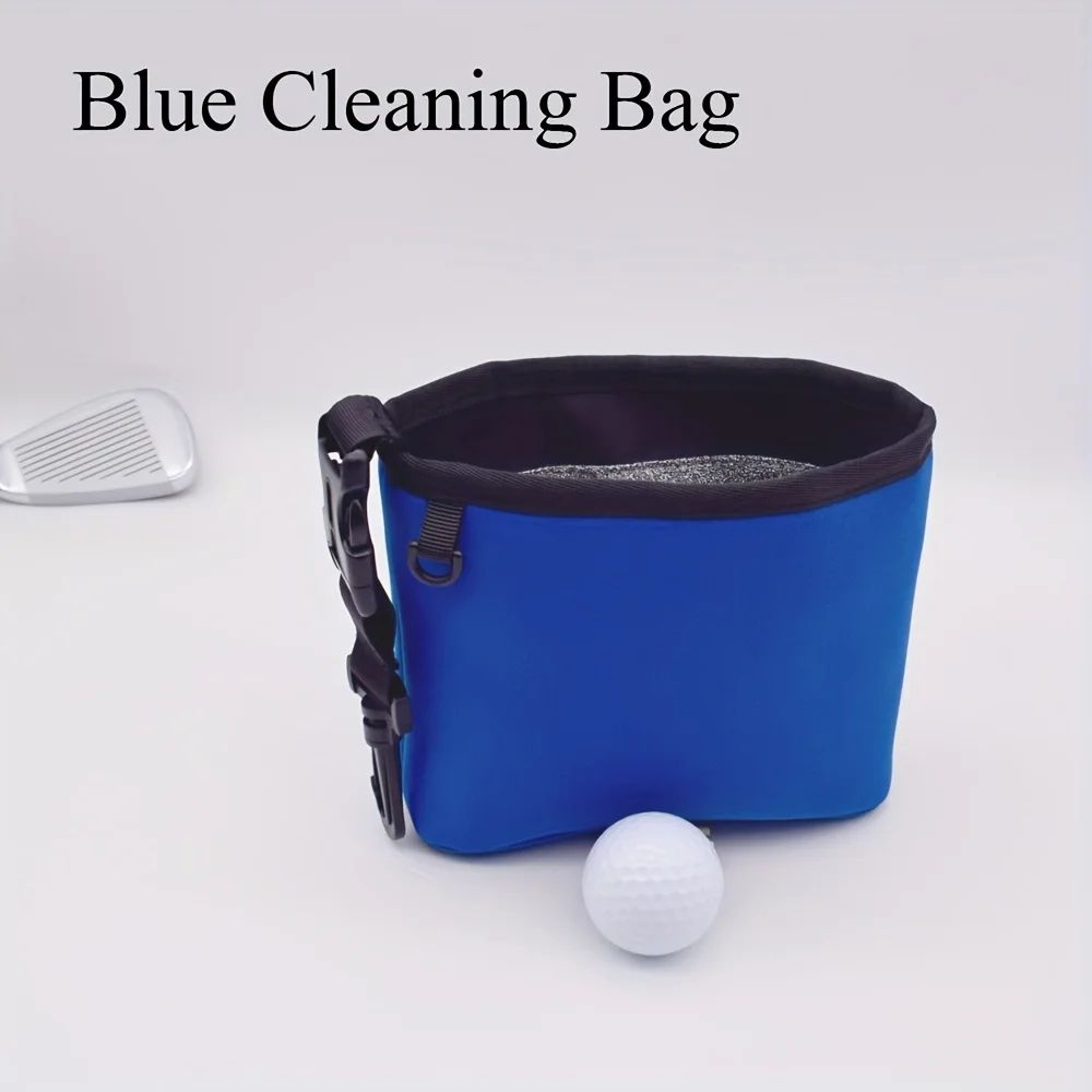 Golf Club Cleaning Pouch With Golf Ball Organizer Pocket And Wear Resistant Golf Bag Accessory 6