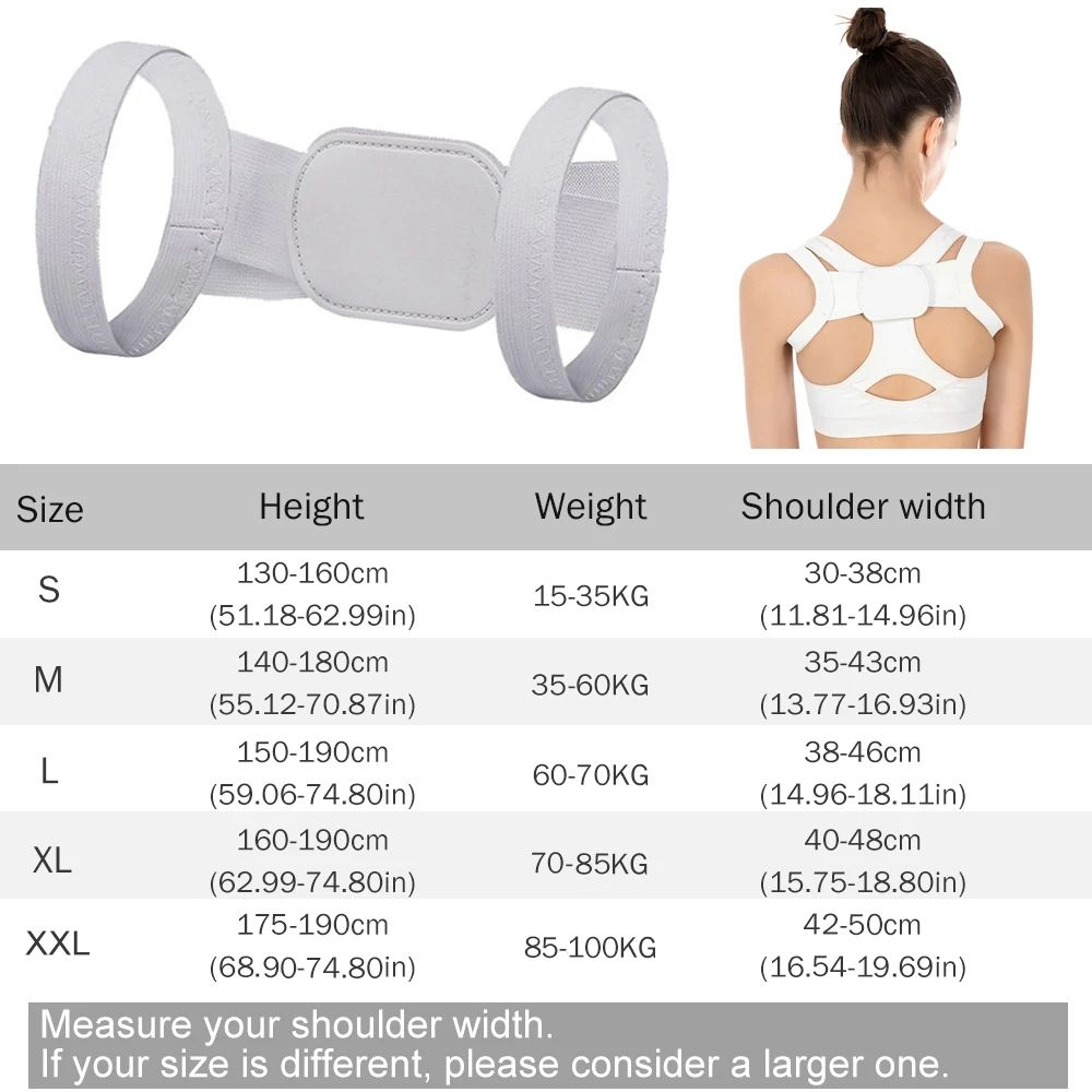 AlignEase Posture Corrector Back Brace With Back Support Belt For Men Women And Kids 7