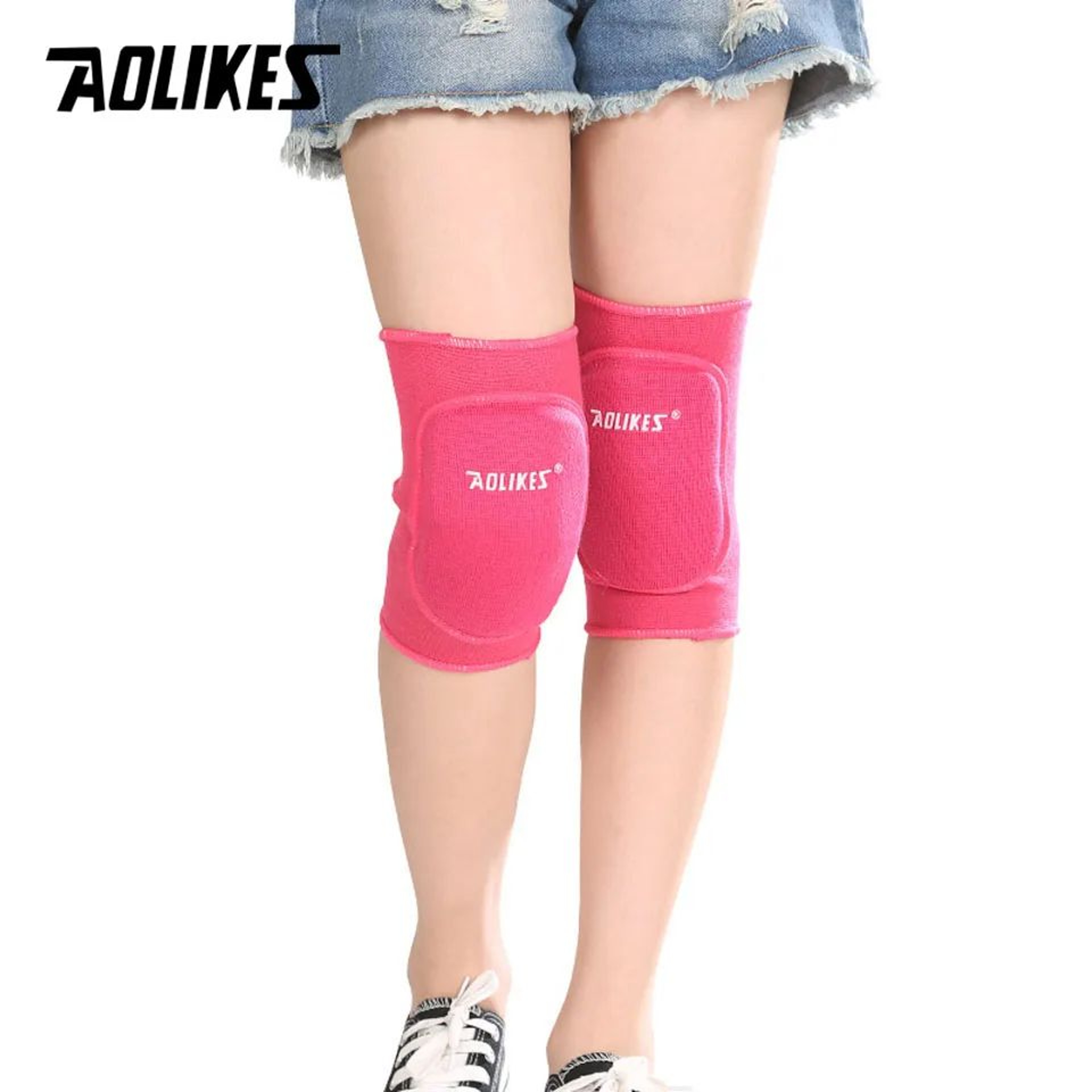AOLIKES Kids Knee Pads Thick Sponge Knee Support For Dance Volleyball Gym And Sports 3