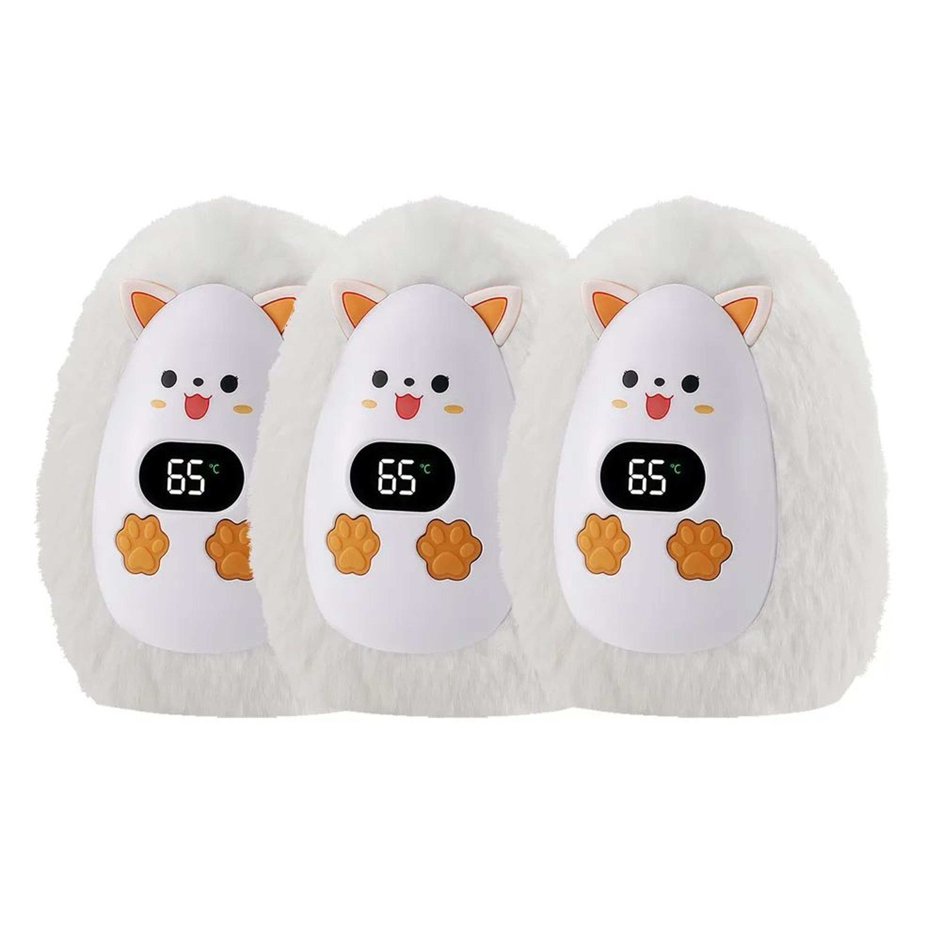 CozyFox Rechargeable Hand Warmer Plush Pocket Heater With Portable Hand Warmer 3 Heat Levels 8