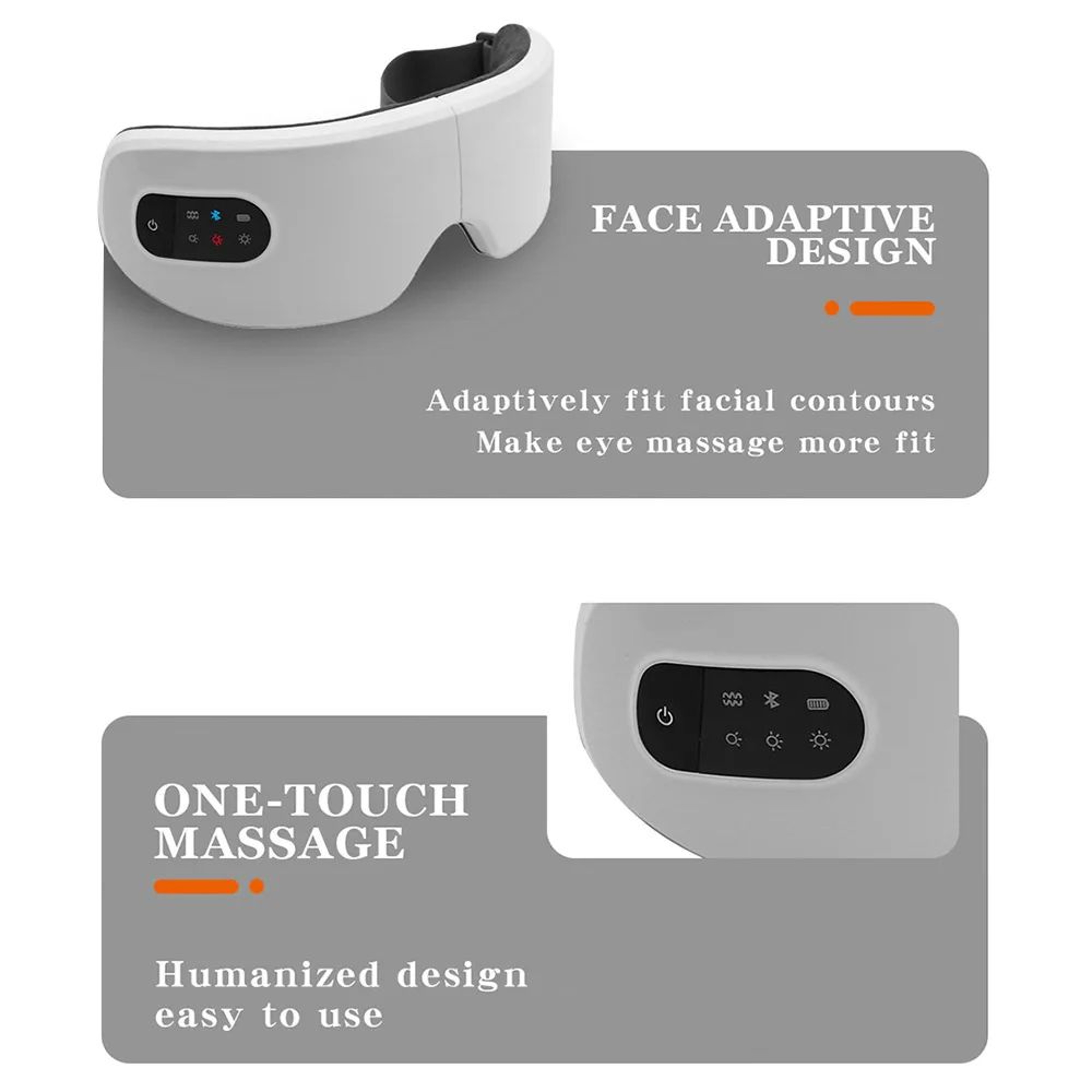 Smart Heated Eye Massager With Vibration Bluetooth Music  Relaxing Eye Mask For Sleep And Stress Re 5