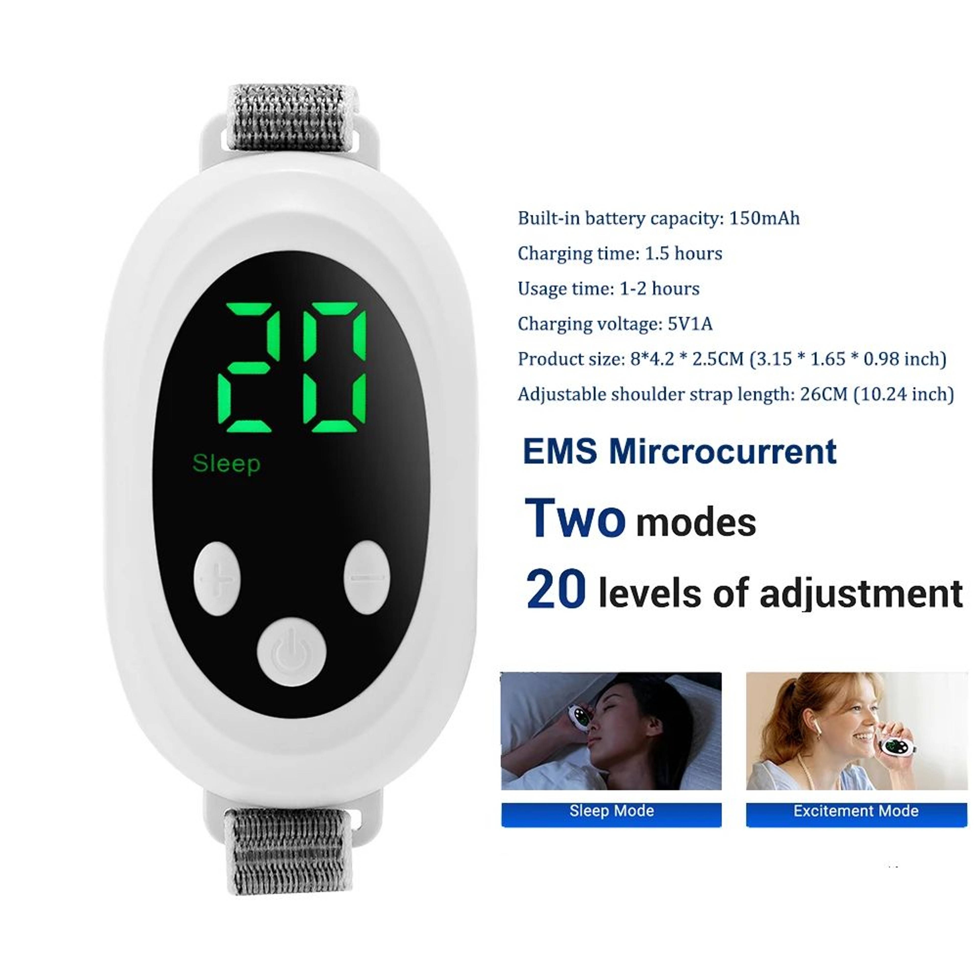 CalmPulse Microcurrent Sleep Aid Device For Relaxation And Stress Relief 6