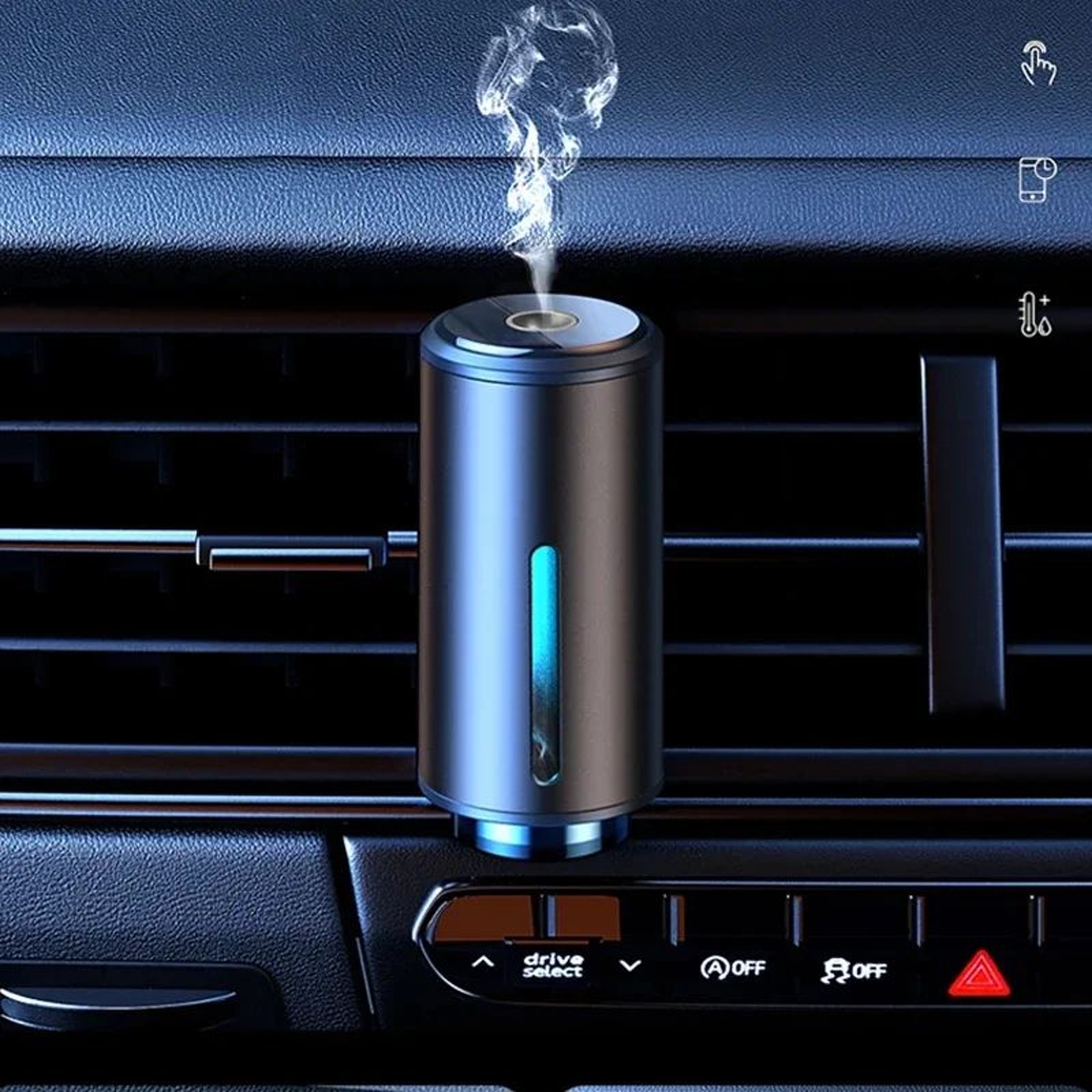 Smart Car Air Freshener Essential Oil Car Perfume Diffuser With Adjustable Aroma 2