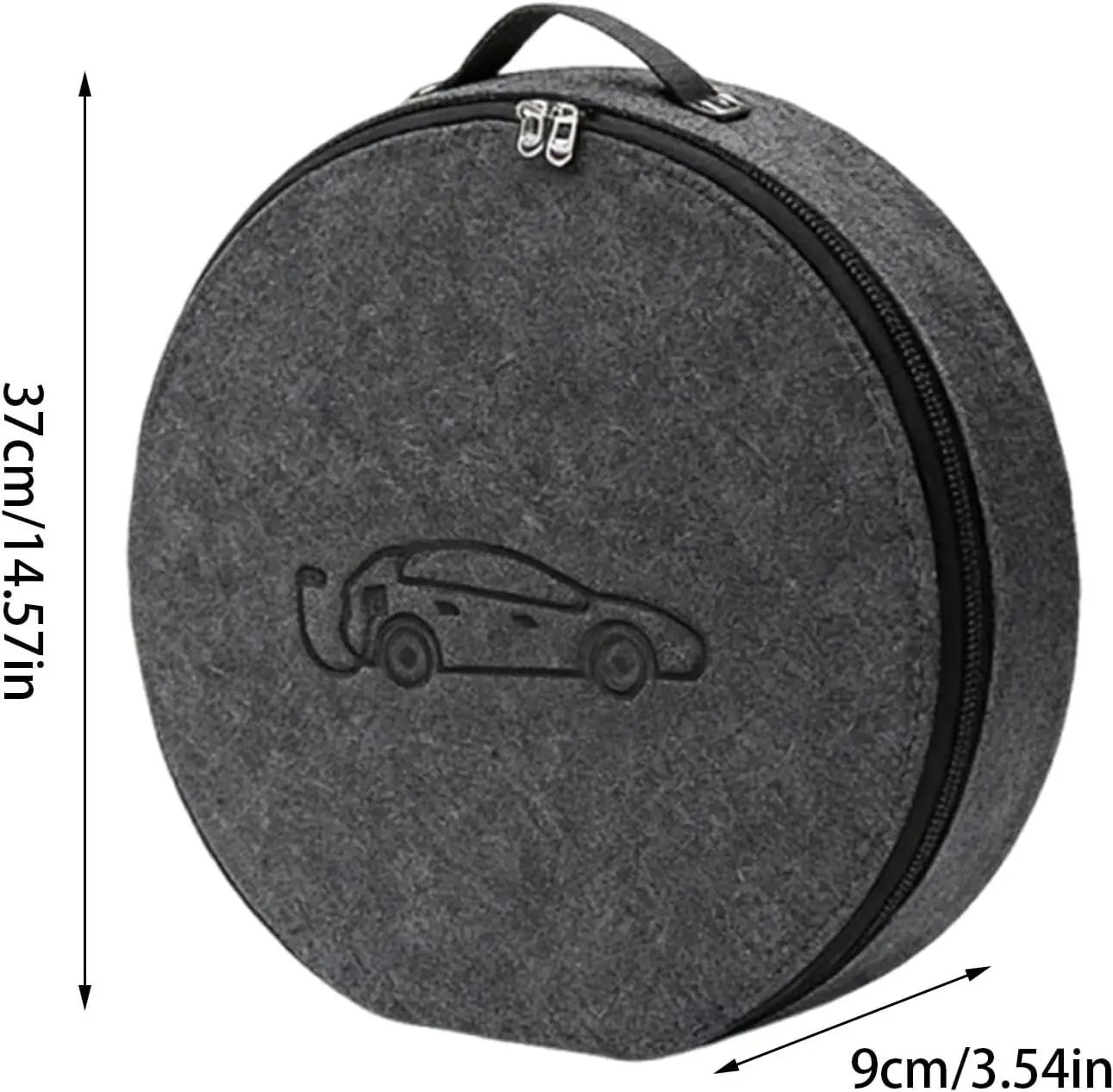Portable Waterproof EV Charger Cable Bag With Handle EV Charging Cable Organizer Case 6