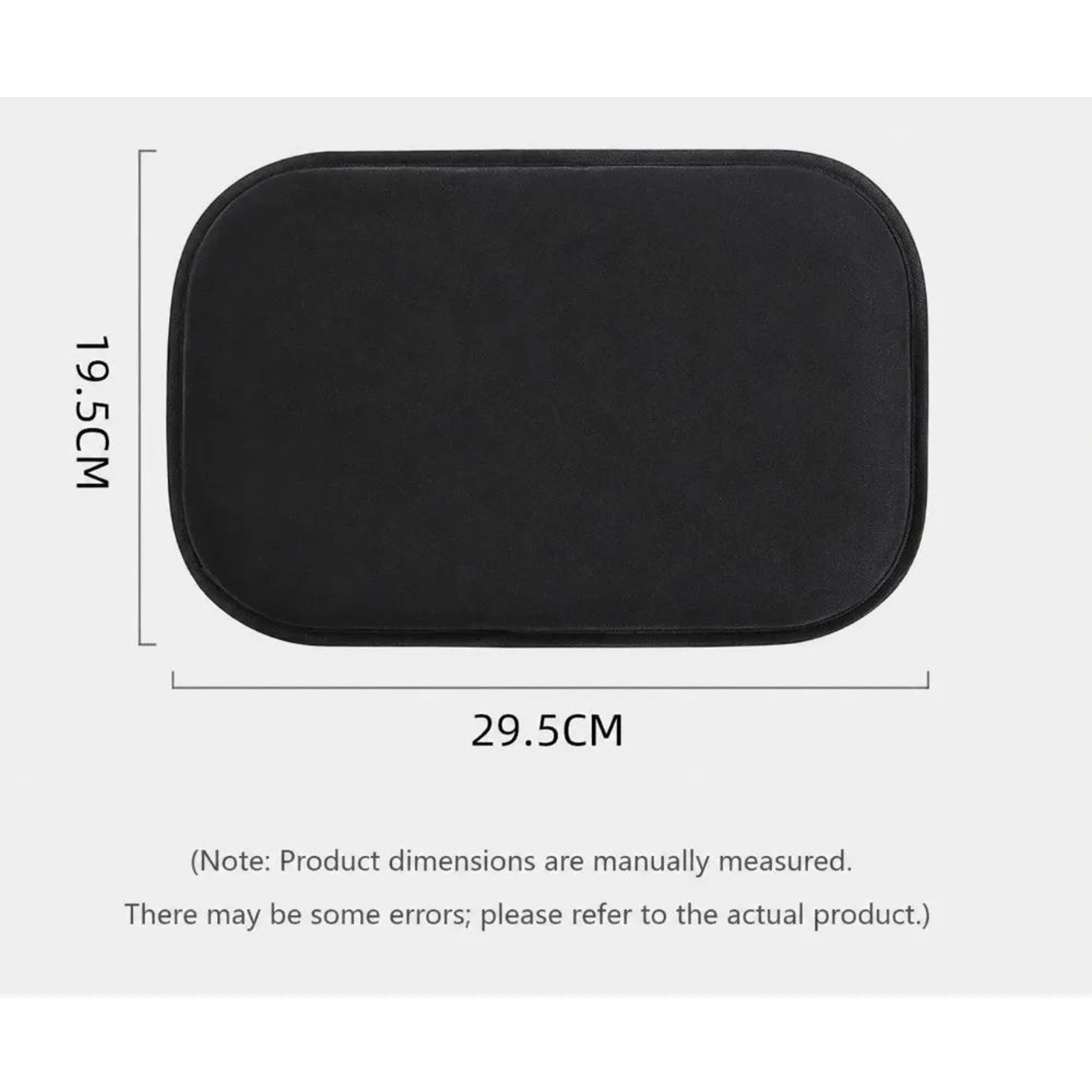 Universal Car Armrest Cushion Plush Center Console Cushion NonSlip Armrest Pad 1