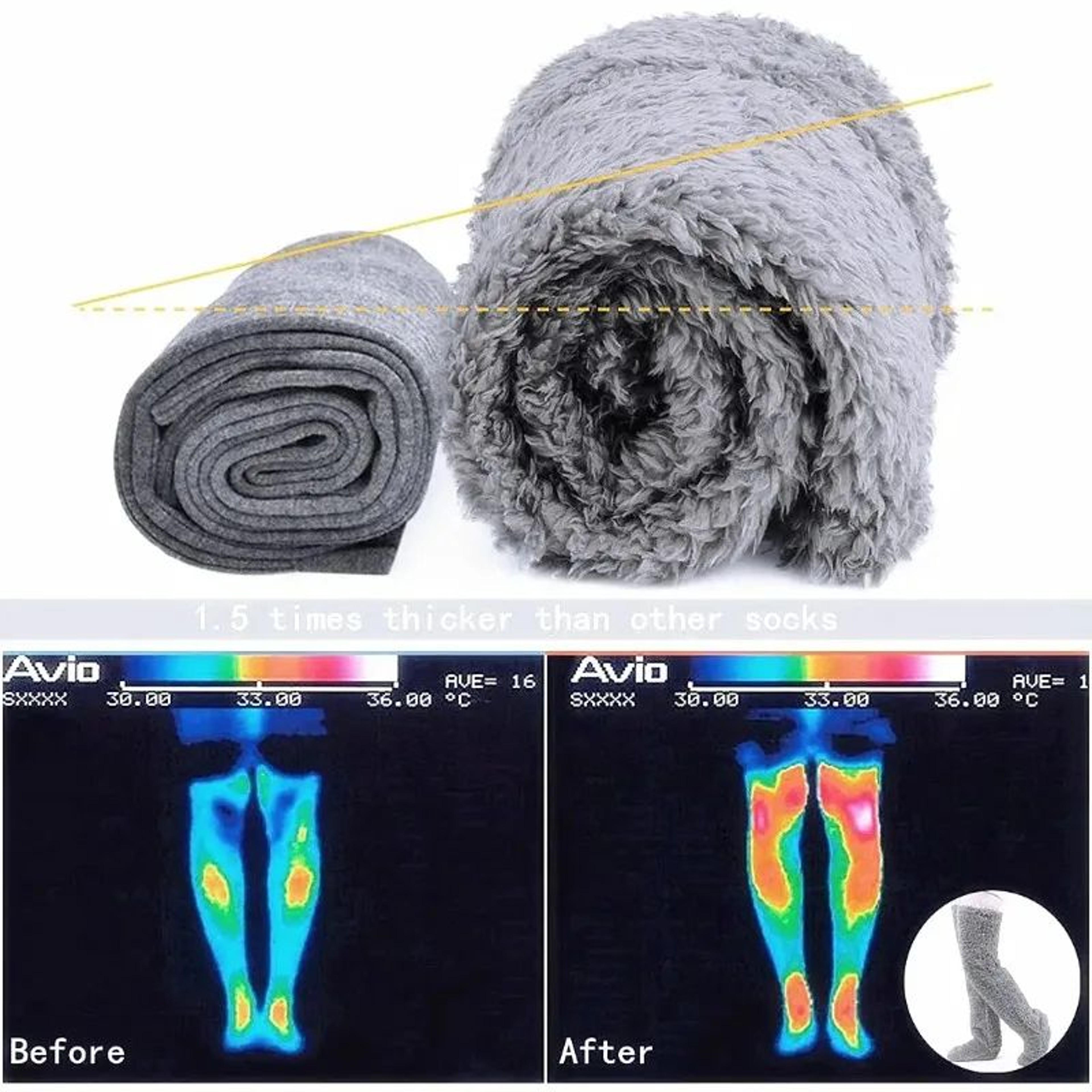 Cozy Thermal Bed Socks Foot Warmer For Men And Women Winter Sleeping Socks 1