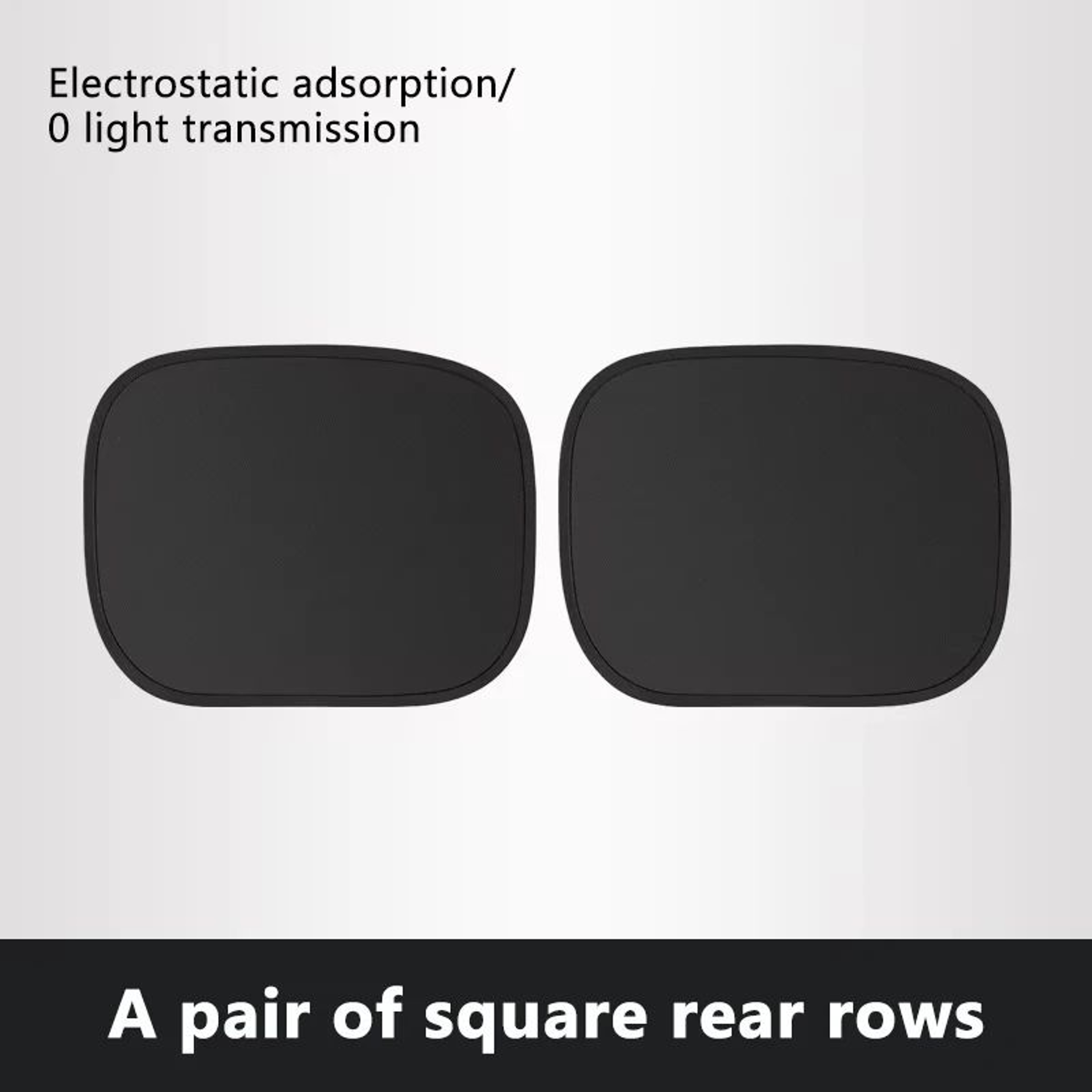 Electrostatic Car Window Sun Shade 4Layer UV Blocking AntiGlare Side Window Visor 8
