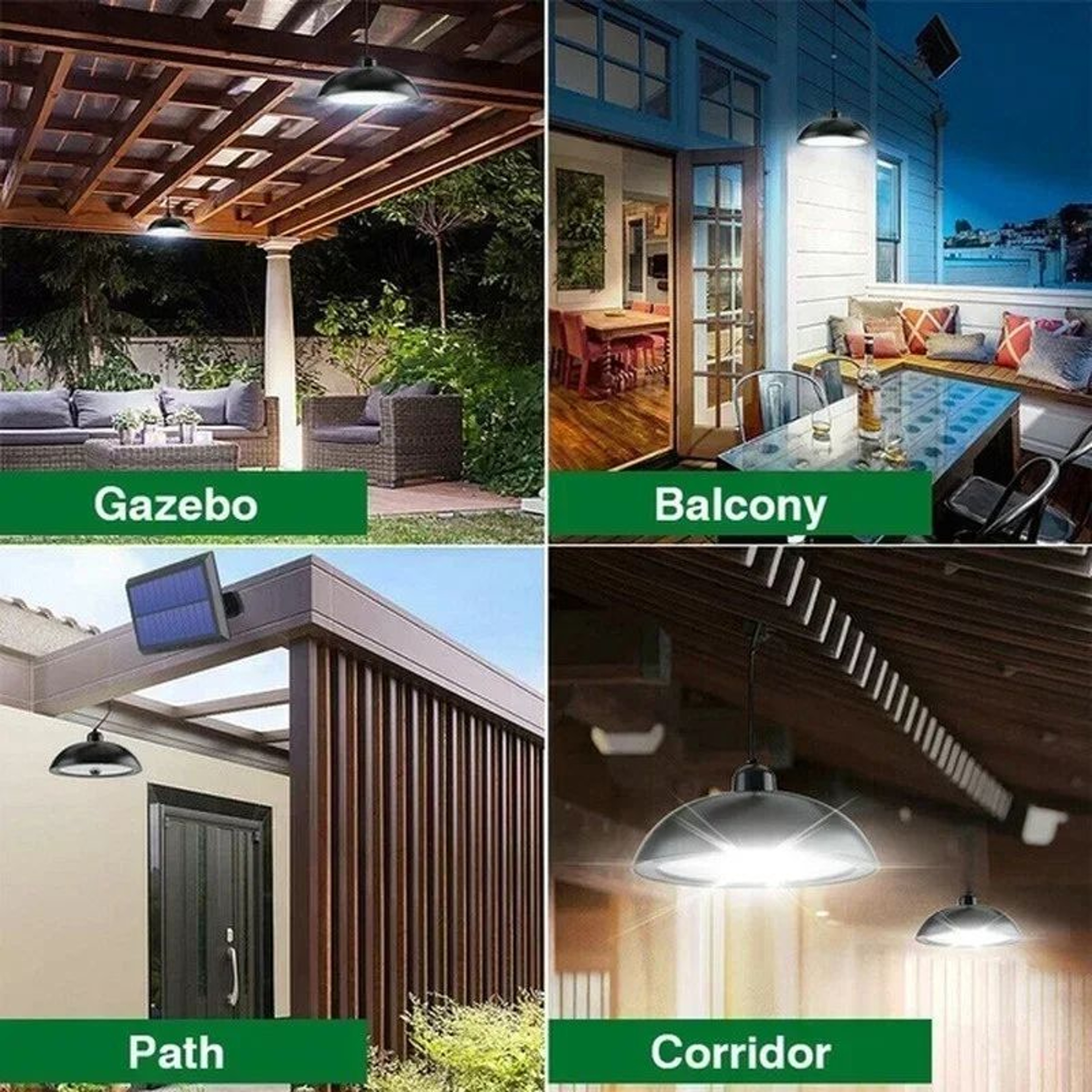 Solar Pendant Light With Remote Control IP65 Waterproof Outdoor Solar Light For Camping Garden Shed 2