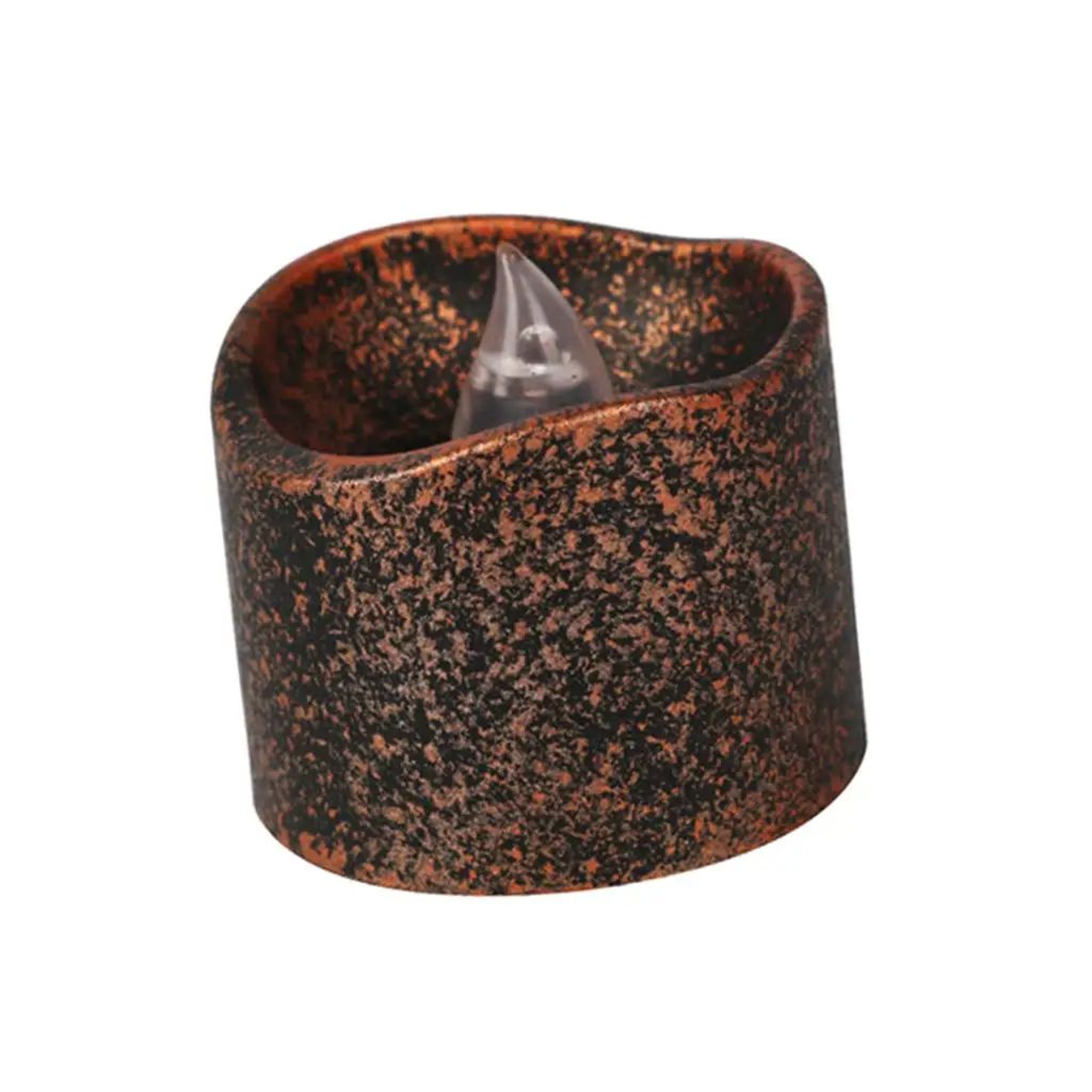 Vintage Black Wax Flameless LED Candle Battery Operated LED Tea Light For Home And Event Decor 4