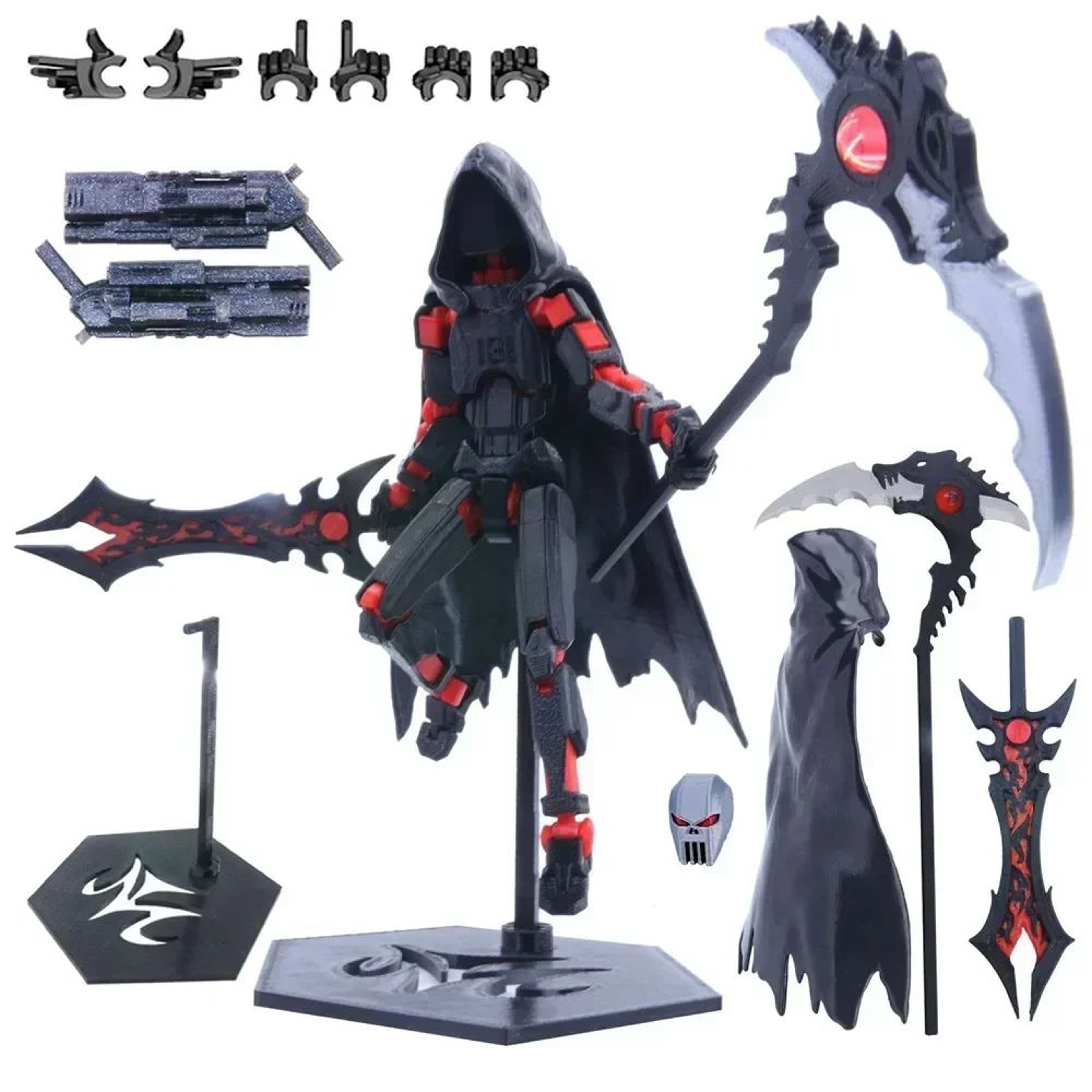Titan 13 Death Swordsman T13 Action Figure Poseable Collectible 0