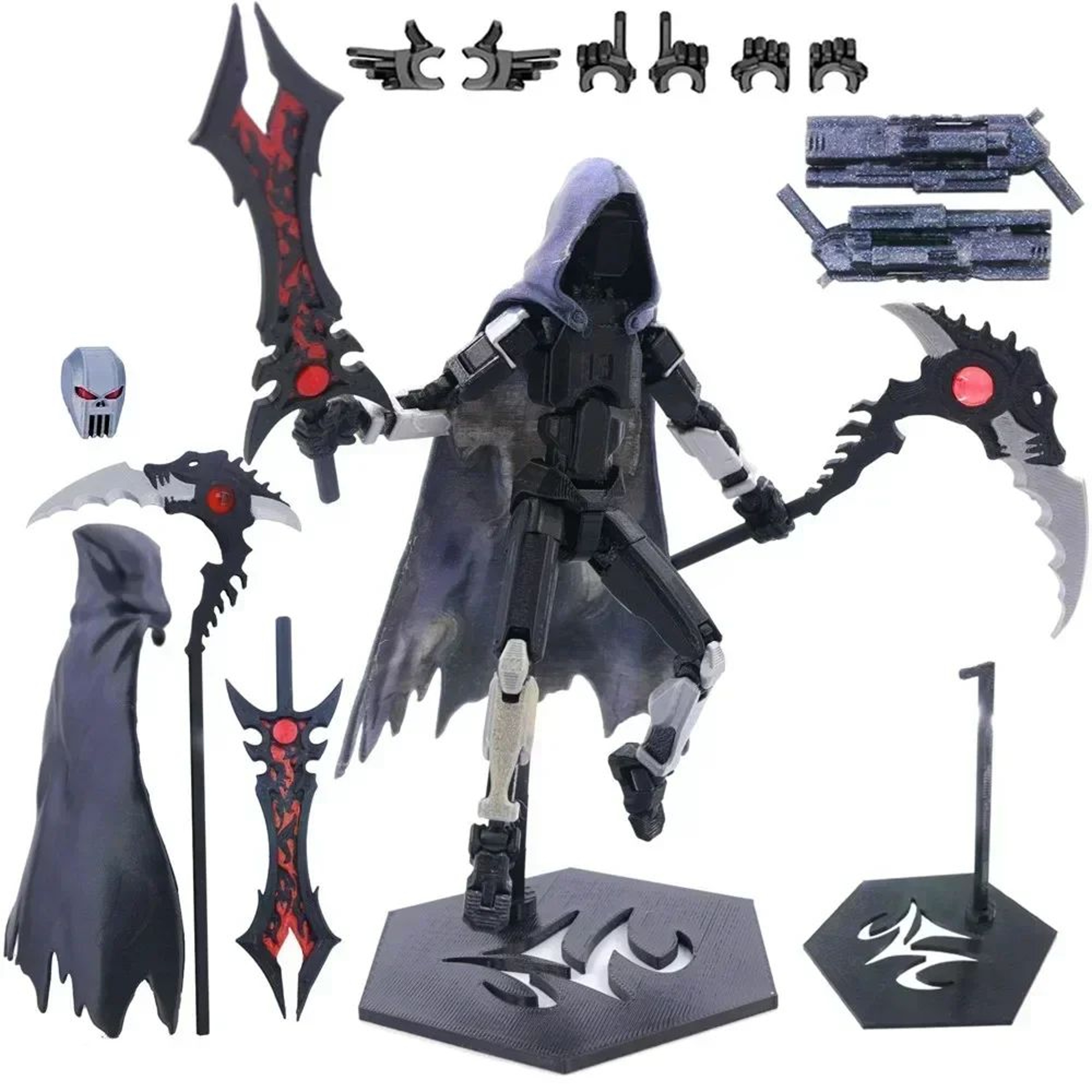 Titan 13 Death Swordsman T13 Action Figure Poseable Collectible 2