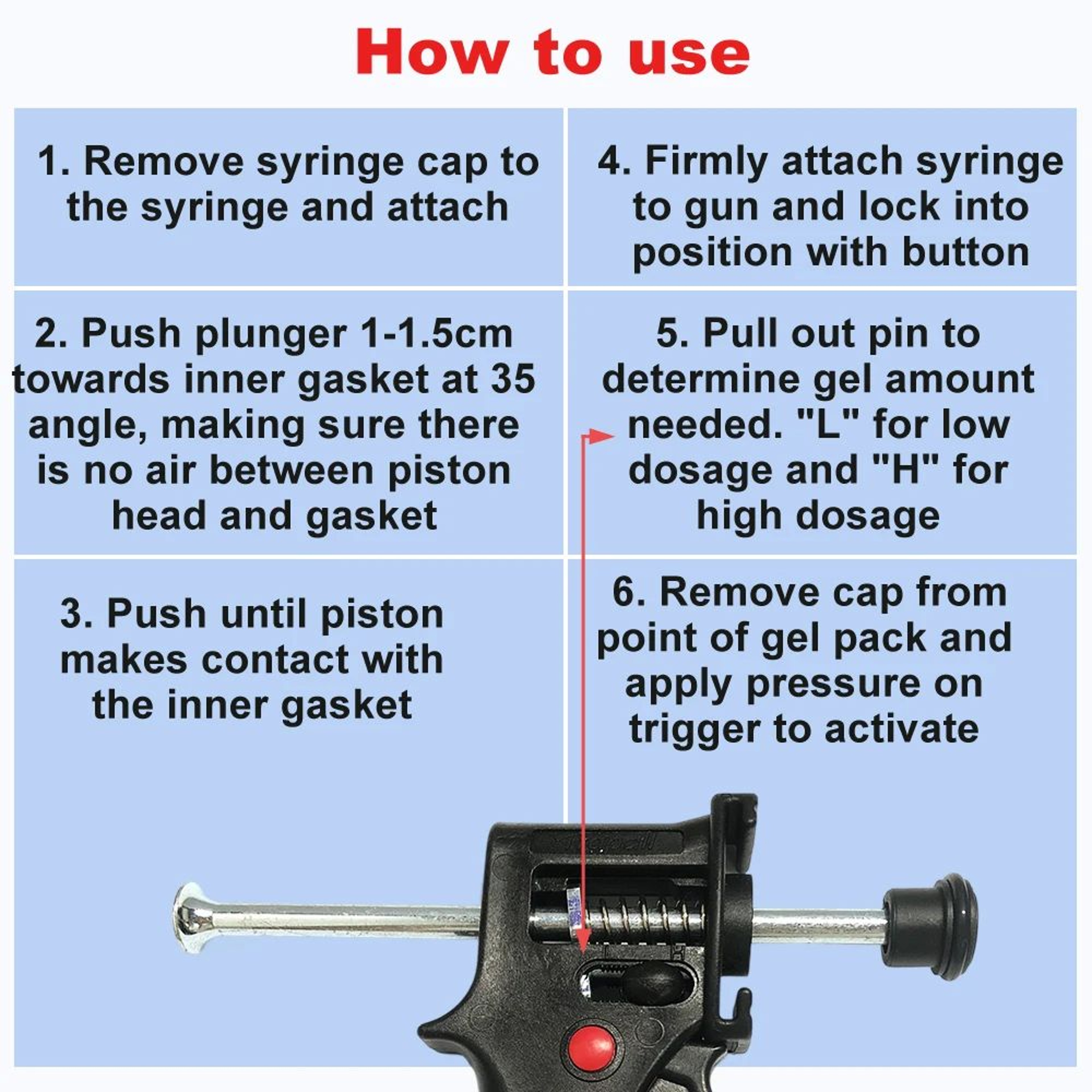 PrecisionDose Gel Bait Applicator Gun For Pest Control 4