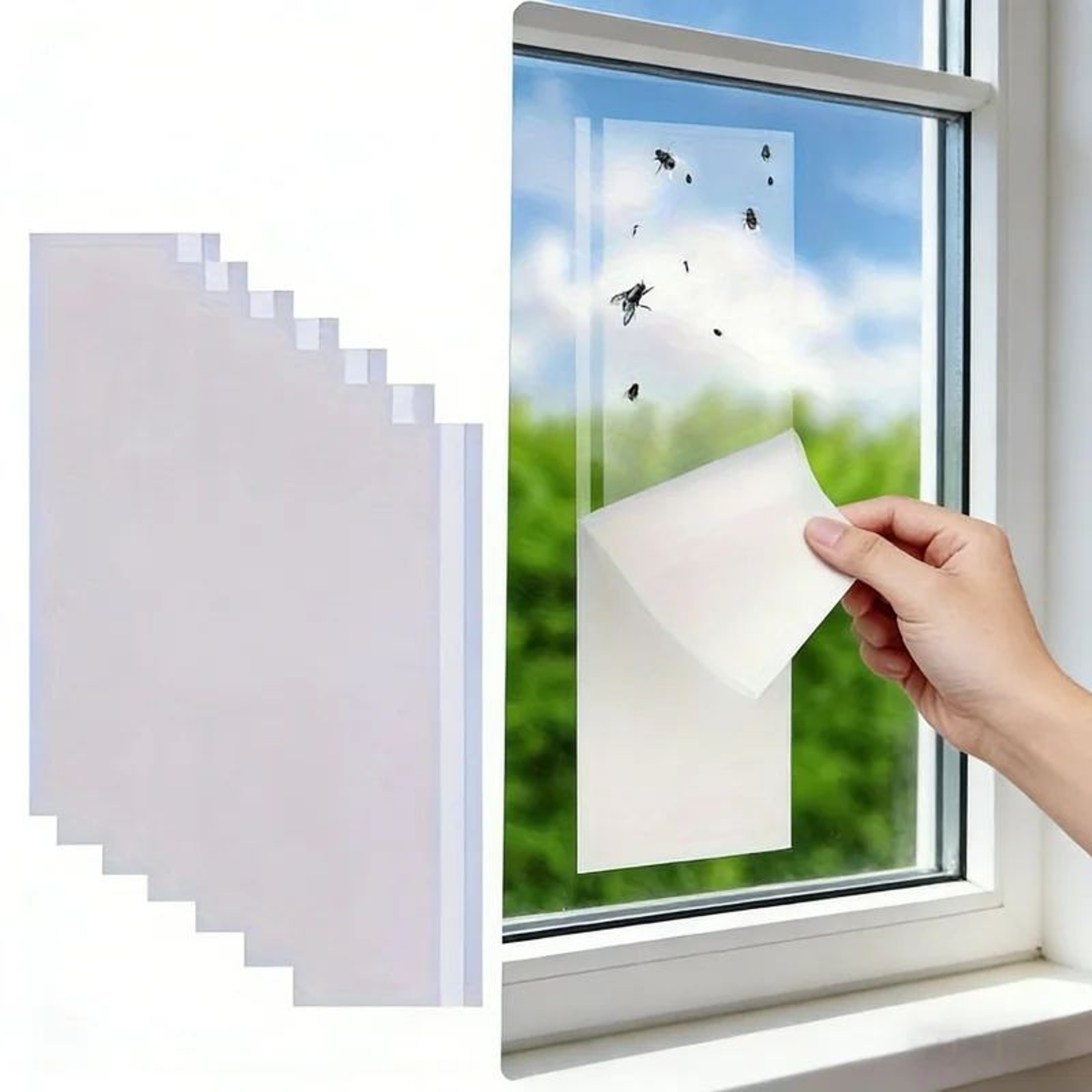 ClearGuard Transparent Window Fly Traps For Indoor Flying Insects 0