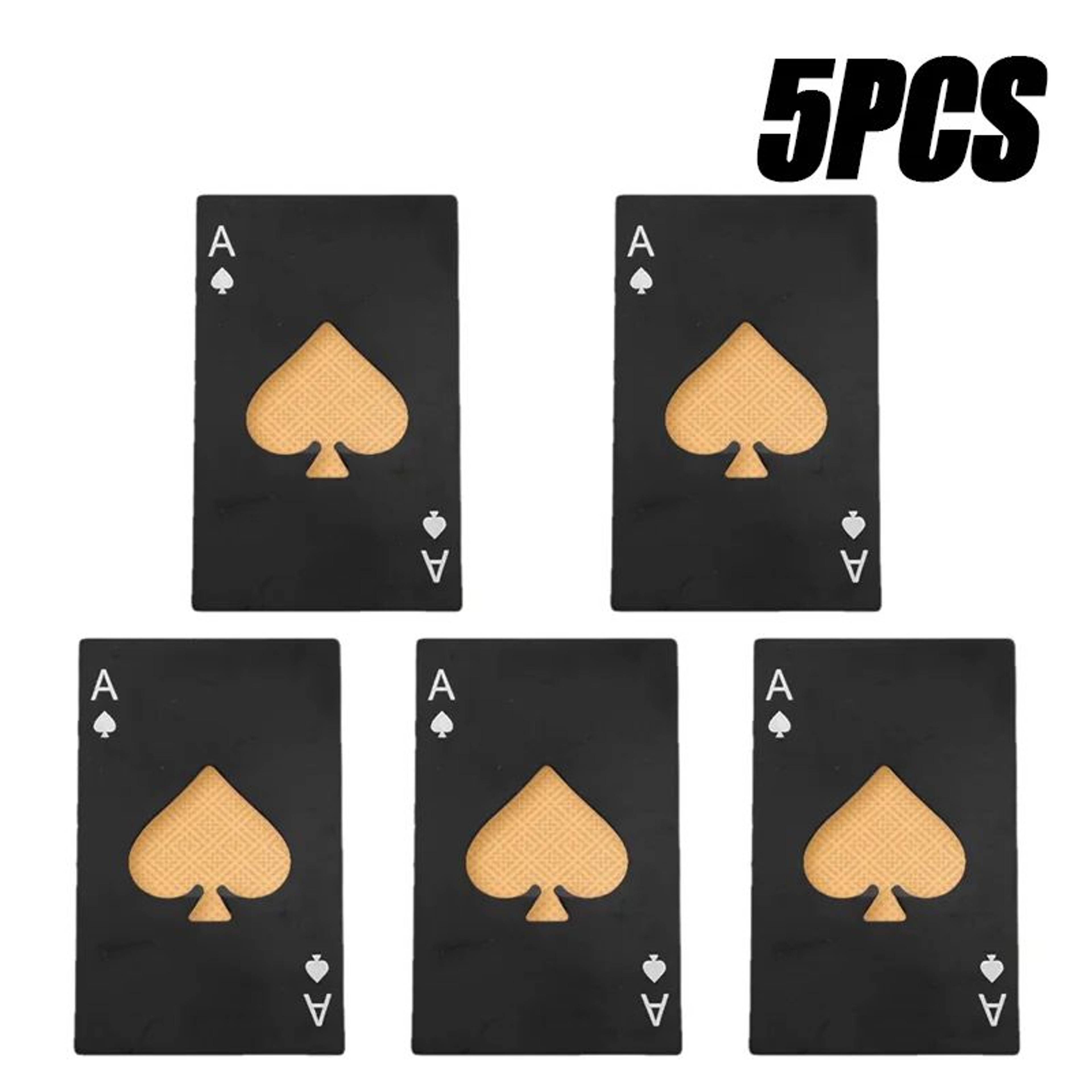 20PCS Ace Of Spades Playing Card Bottle Opener Stainless Steel Wallet Size Beer Opener 8