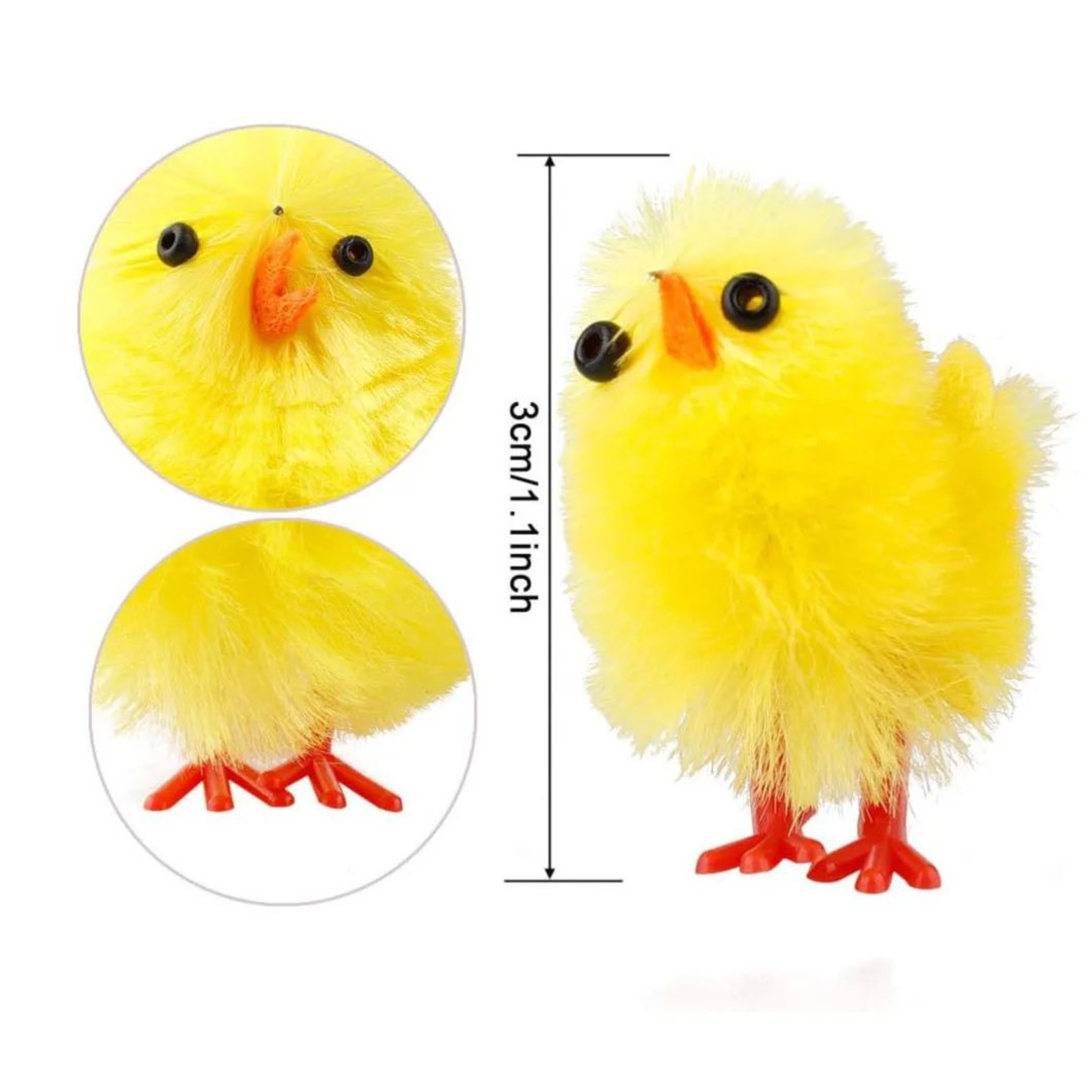 Mini Easter Chicks For Crafts And Spring Decorations 24216PCS 5