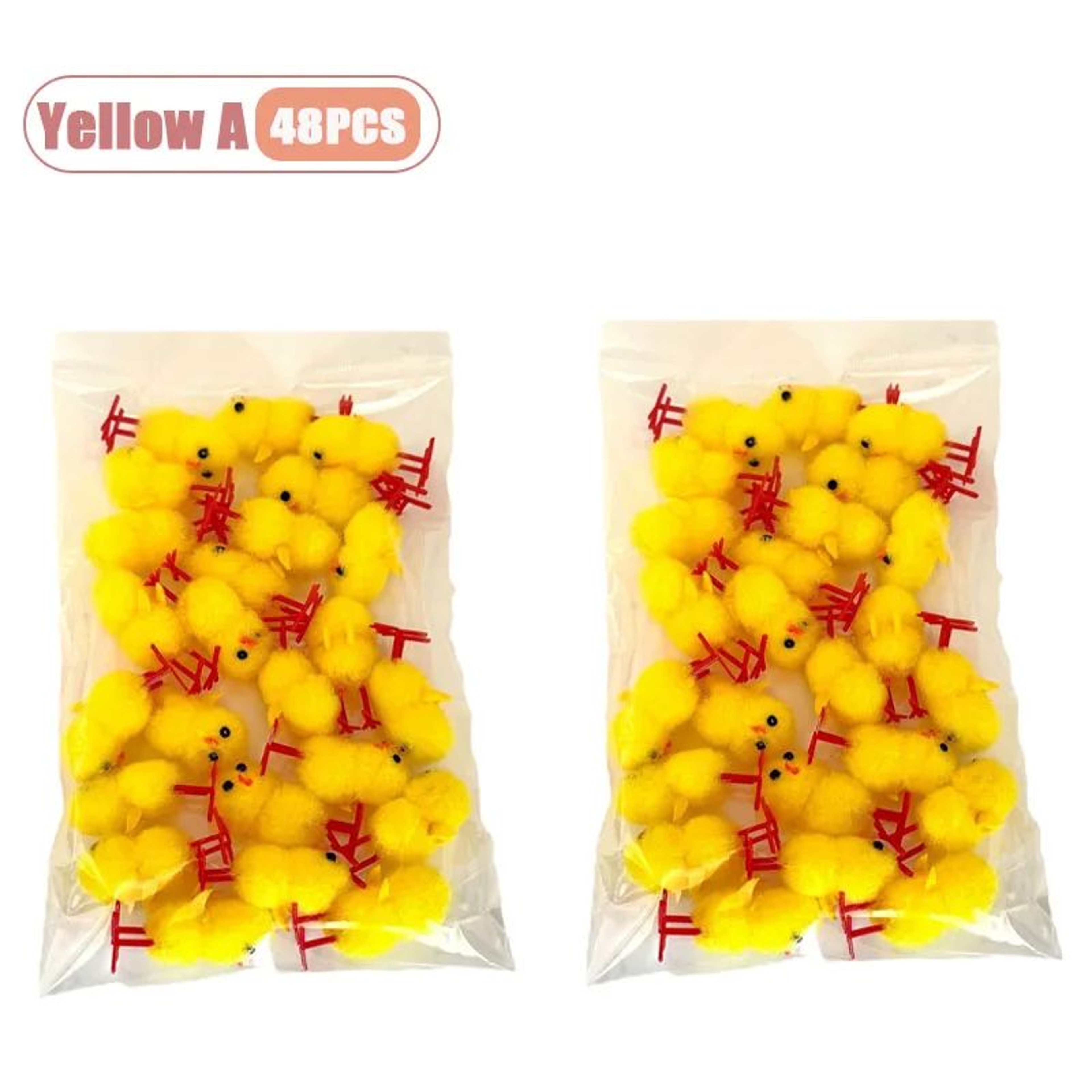 Mini Easter Chicks For Crafts And Spring Decorations 24216PCS 7