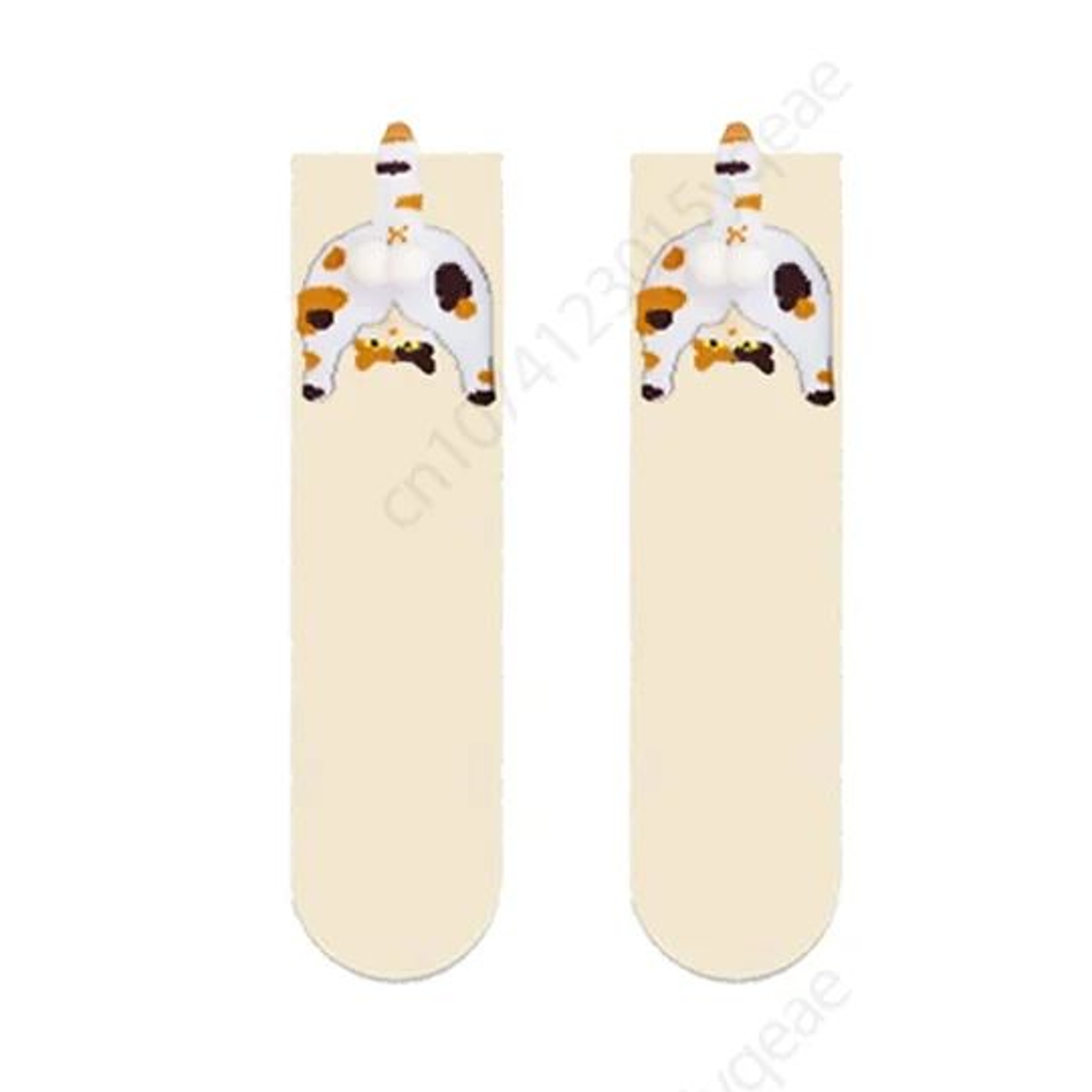 3D Cat Egg Socks Warm Mid Tube Funny Cat Lover Socks 10
