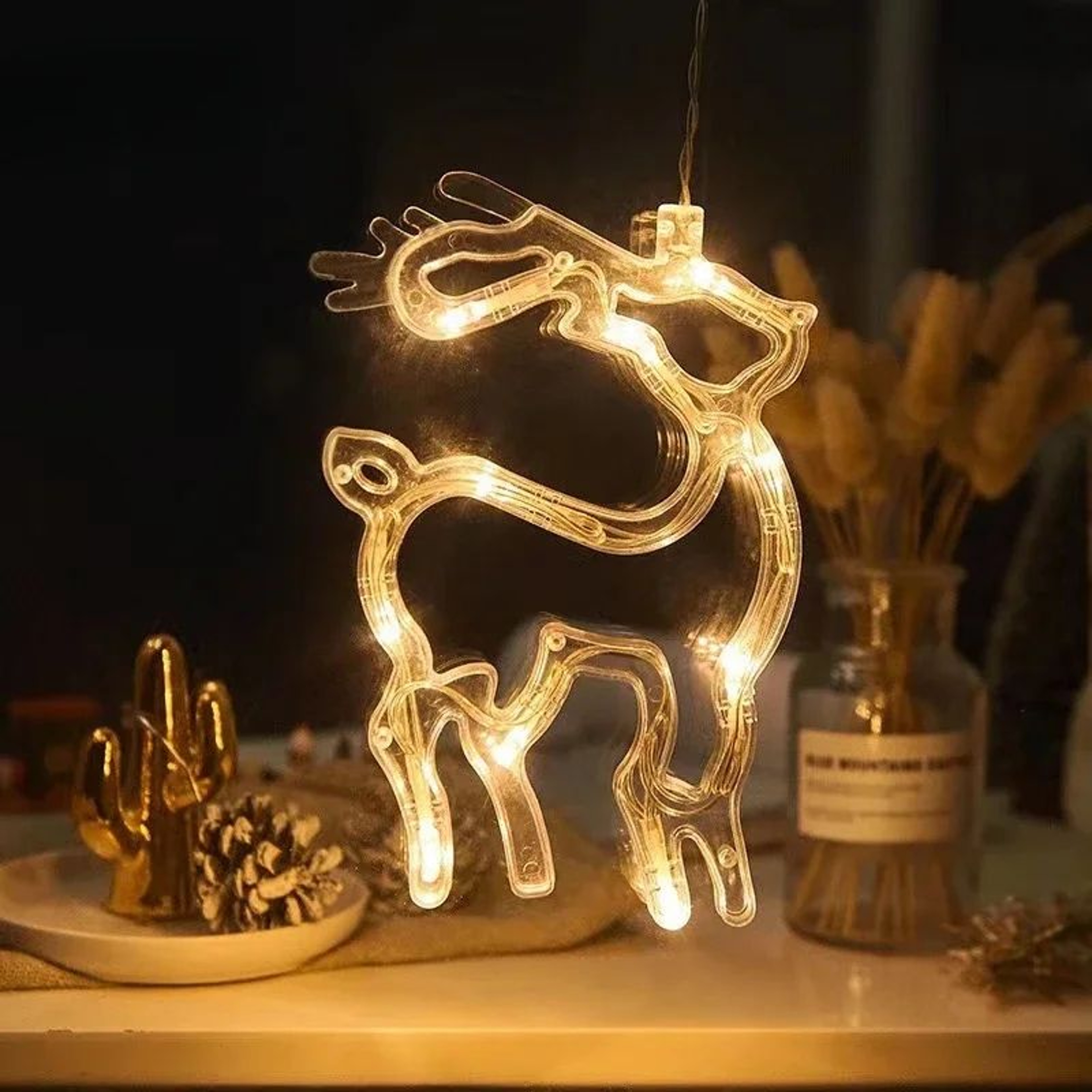 Christmas LED Suction Cup Window Lights Holiday Decorations 7